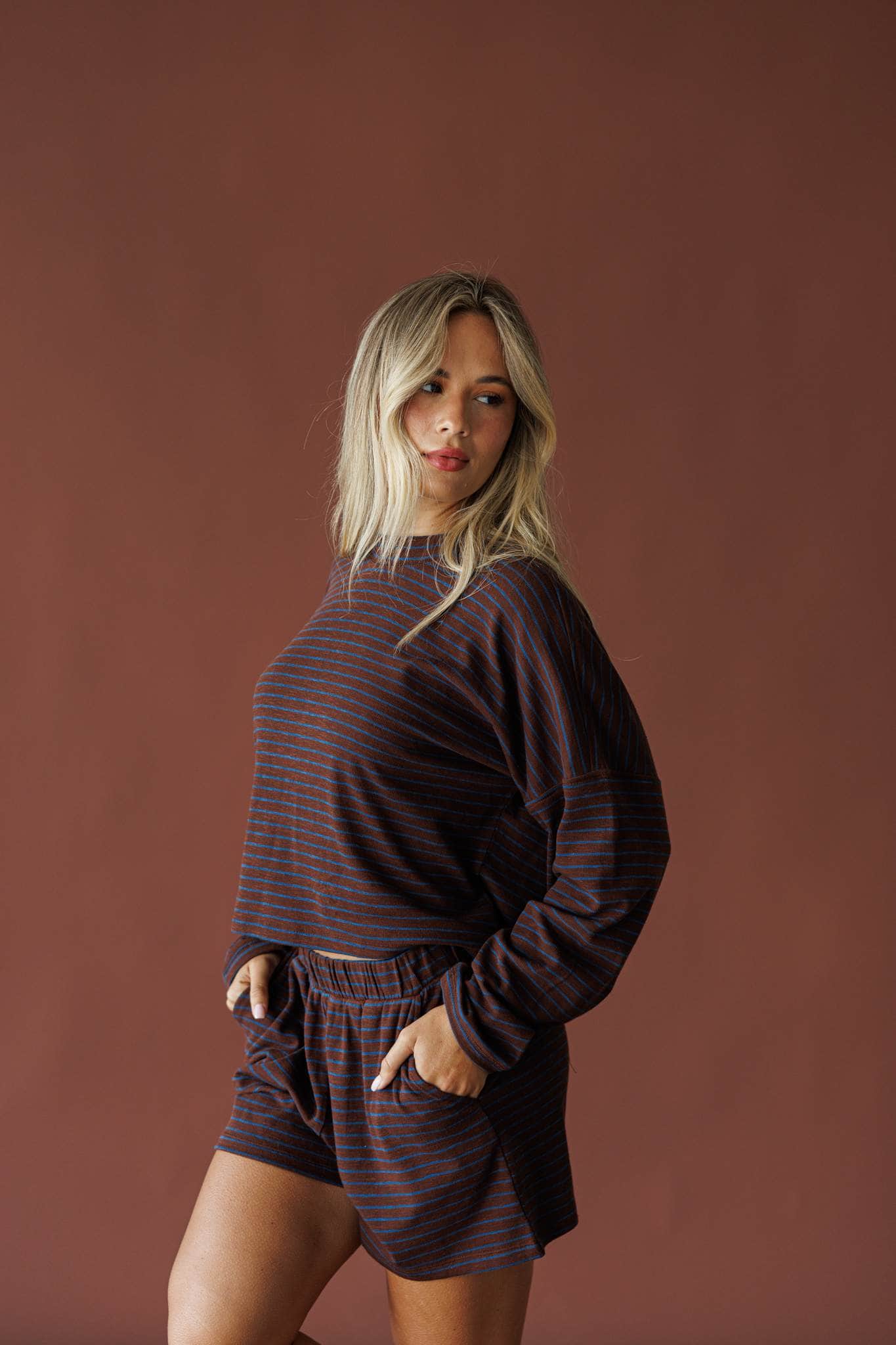 Cocoa Club Striped Top