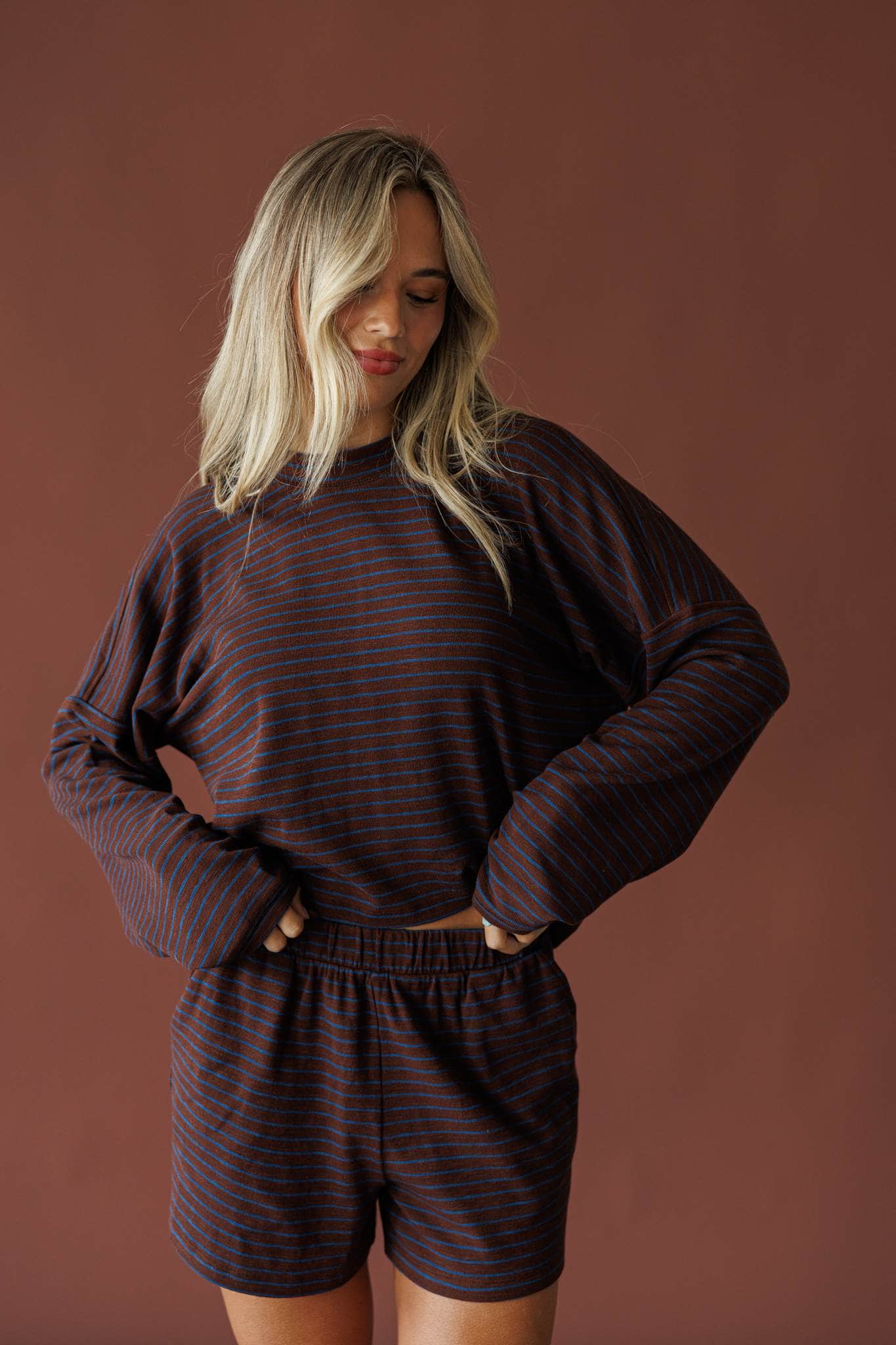 Cocoa Club Striped Top