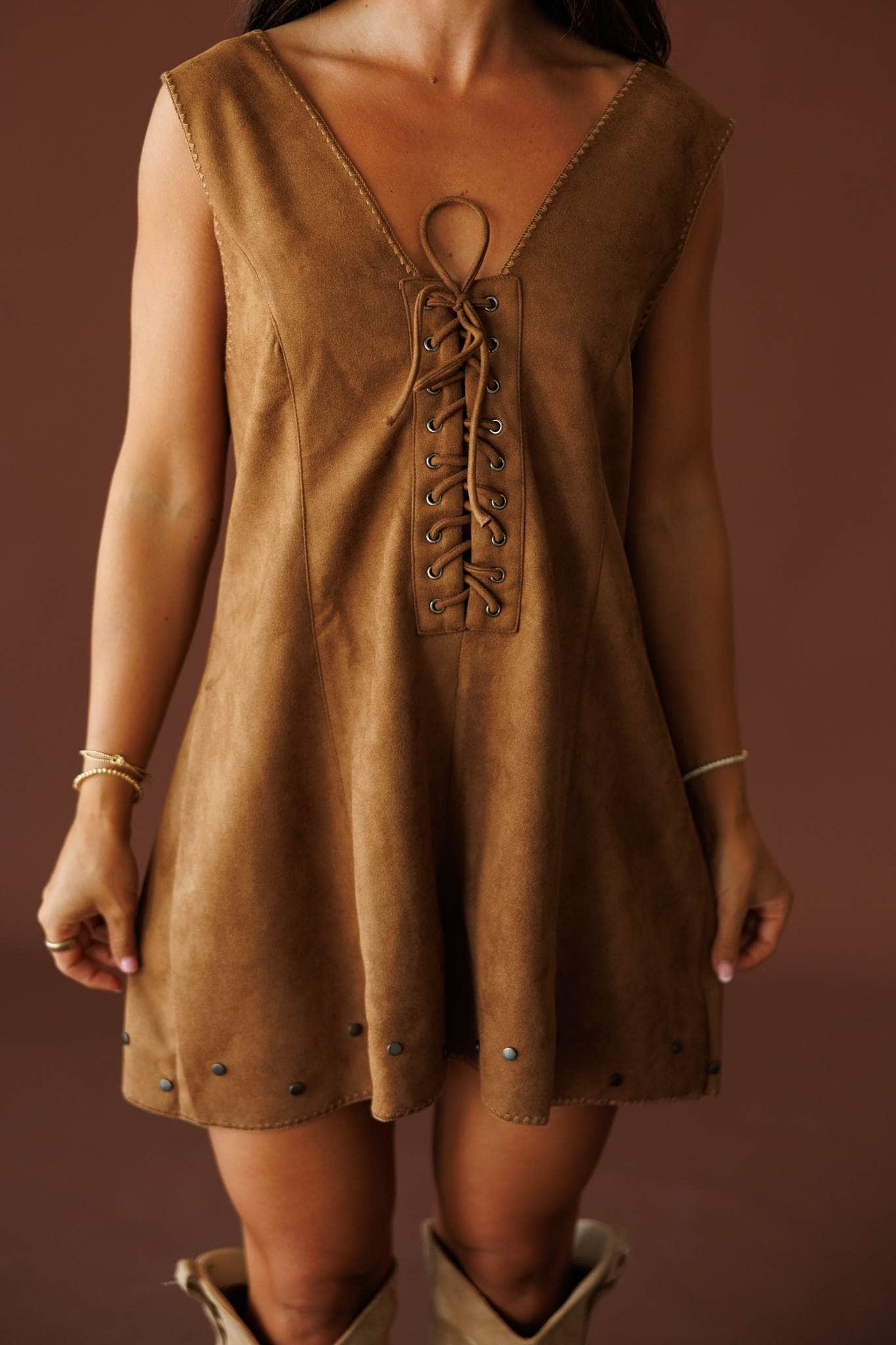 Cowgirl Crush Suede Romper