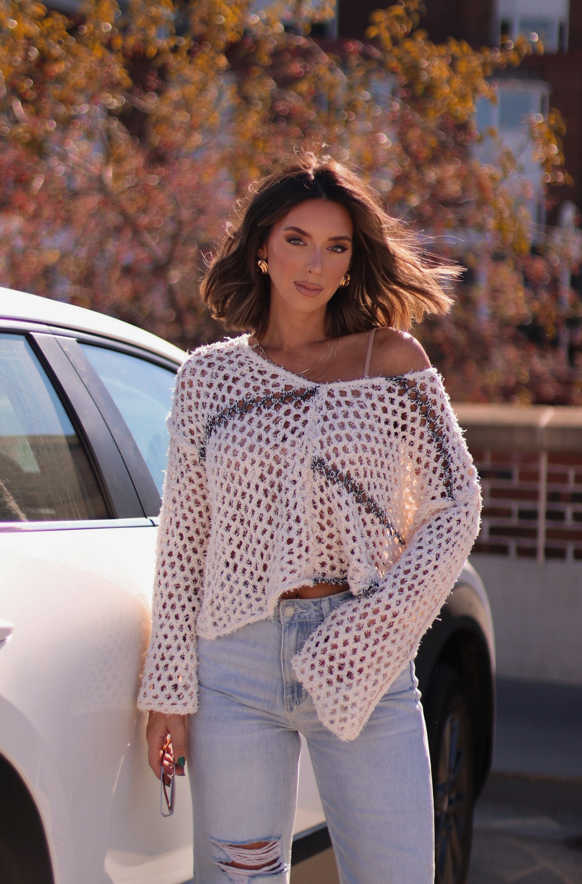 Crisp Fall Knit Sweater