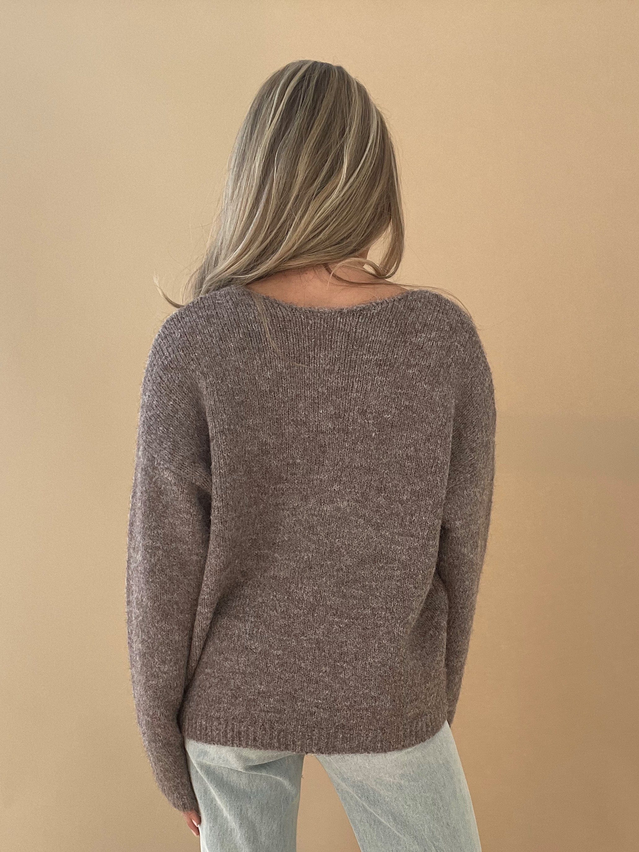 Mocha Button Cardigan