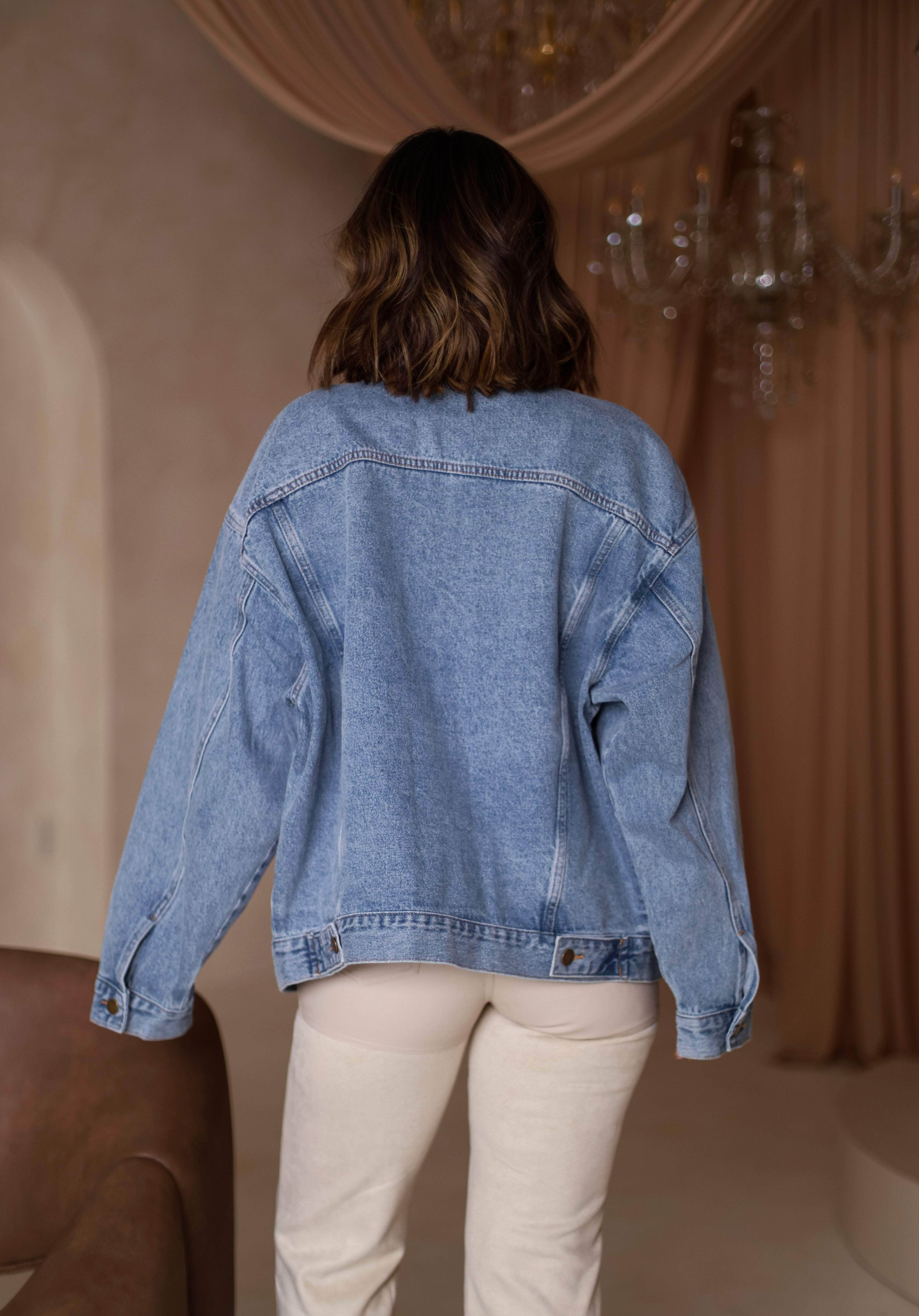 Denim Oversized Claudia Jacket