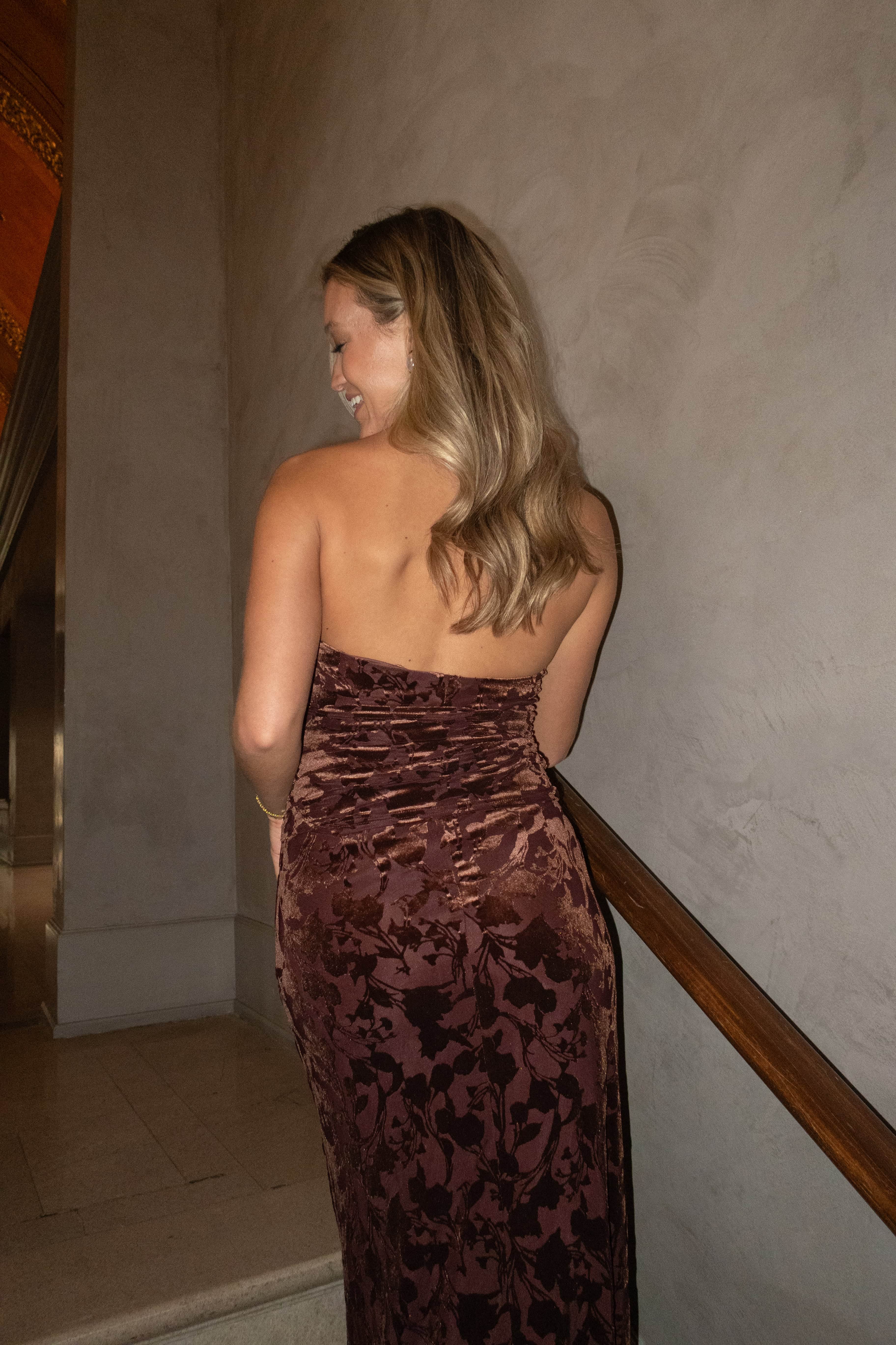 Velvet Hearth Maxi Dress