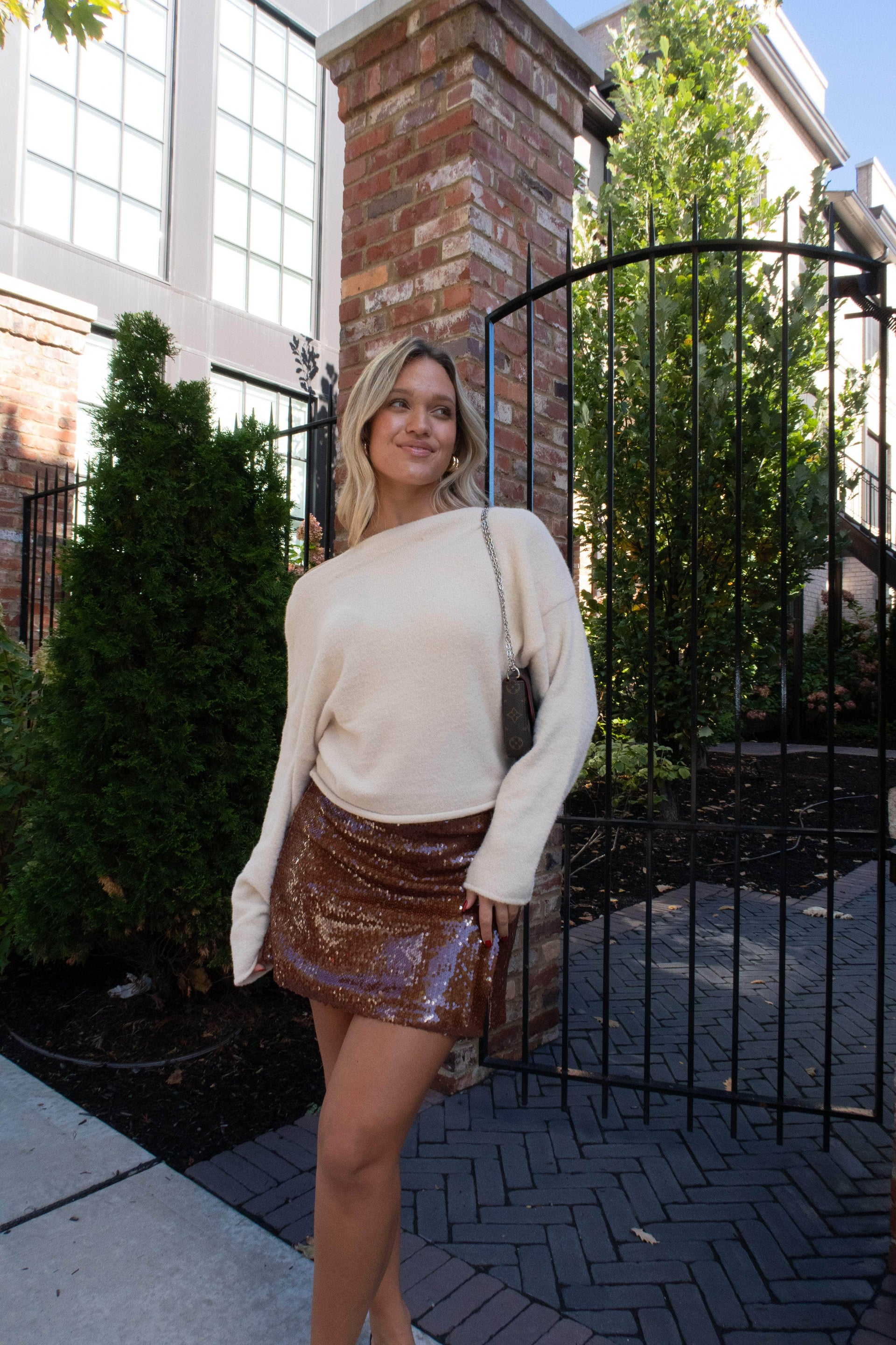 Drop Shoulder Pullover Sweater