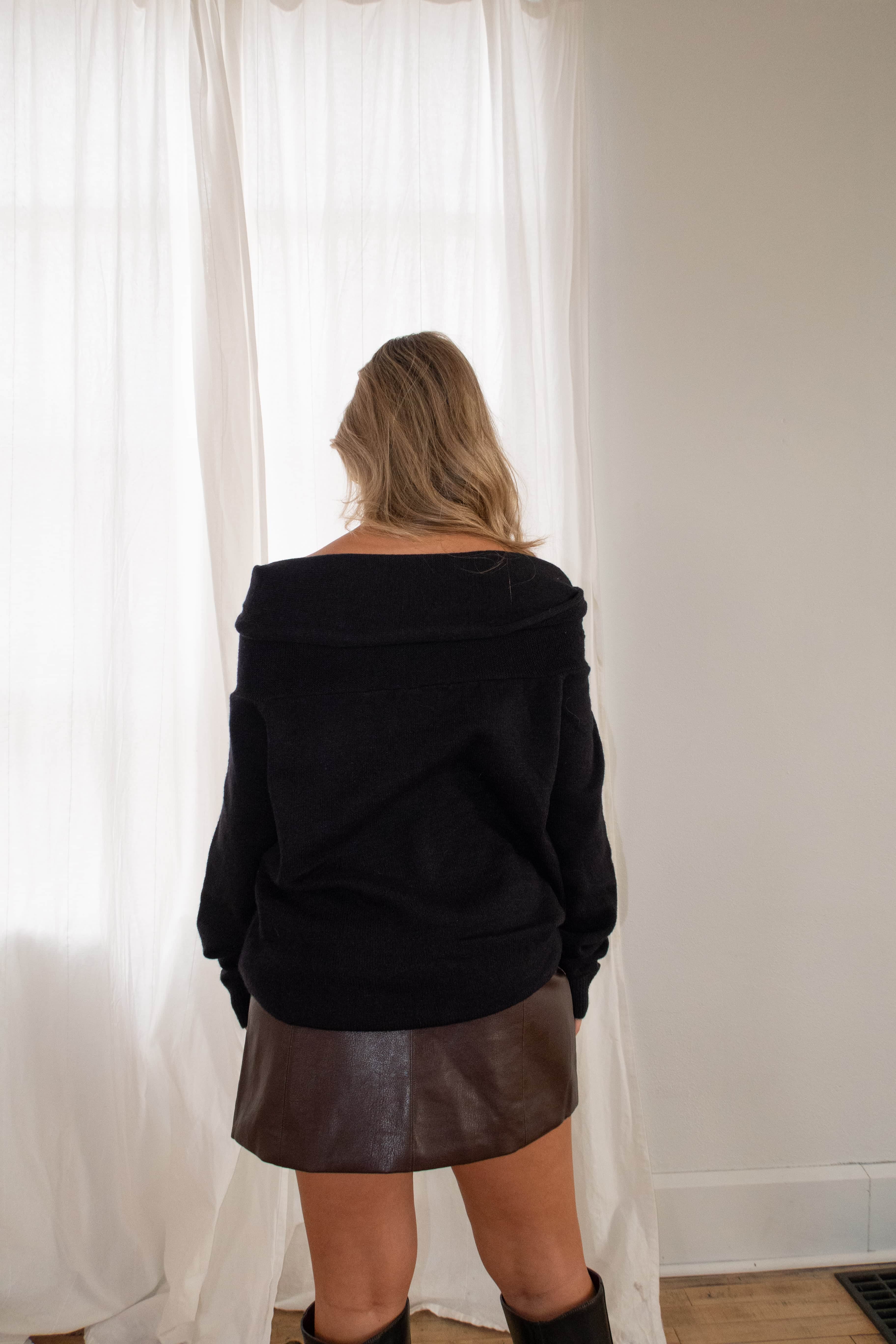 Elevated Boat Neck Sweater