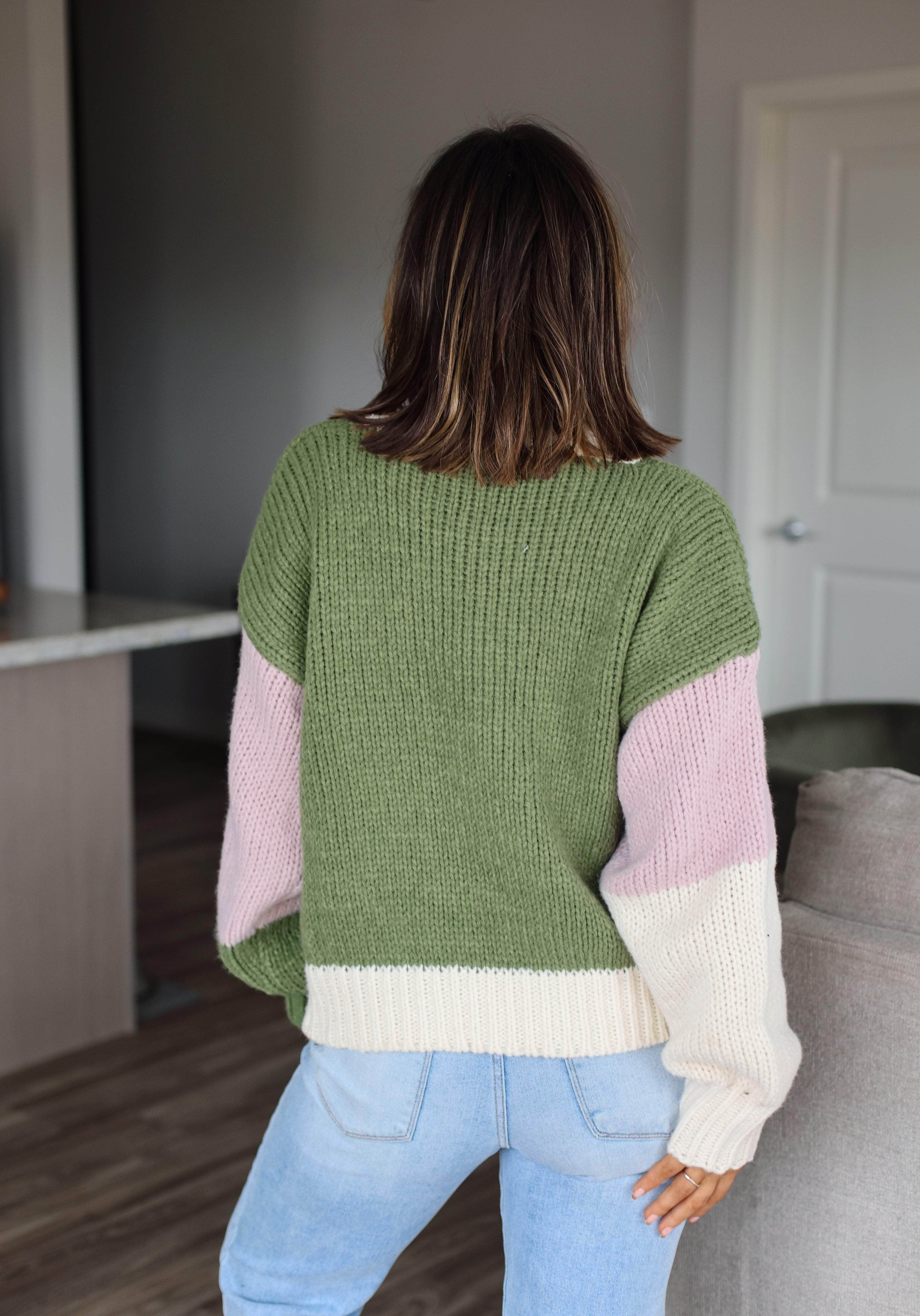 Evergreen Colorblock Sweater