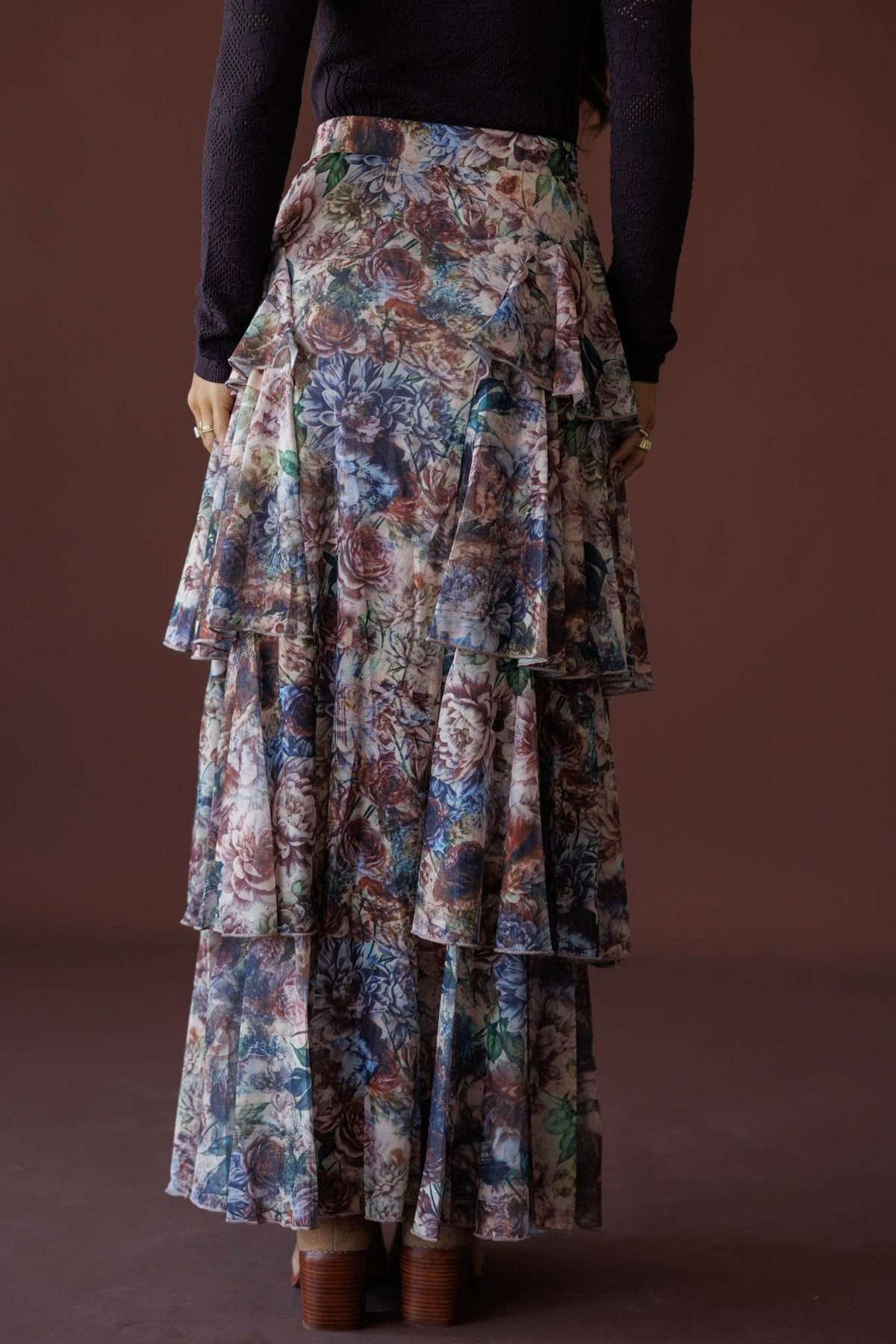 Falling Fast Floral Skirt
