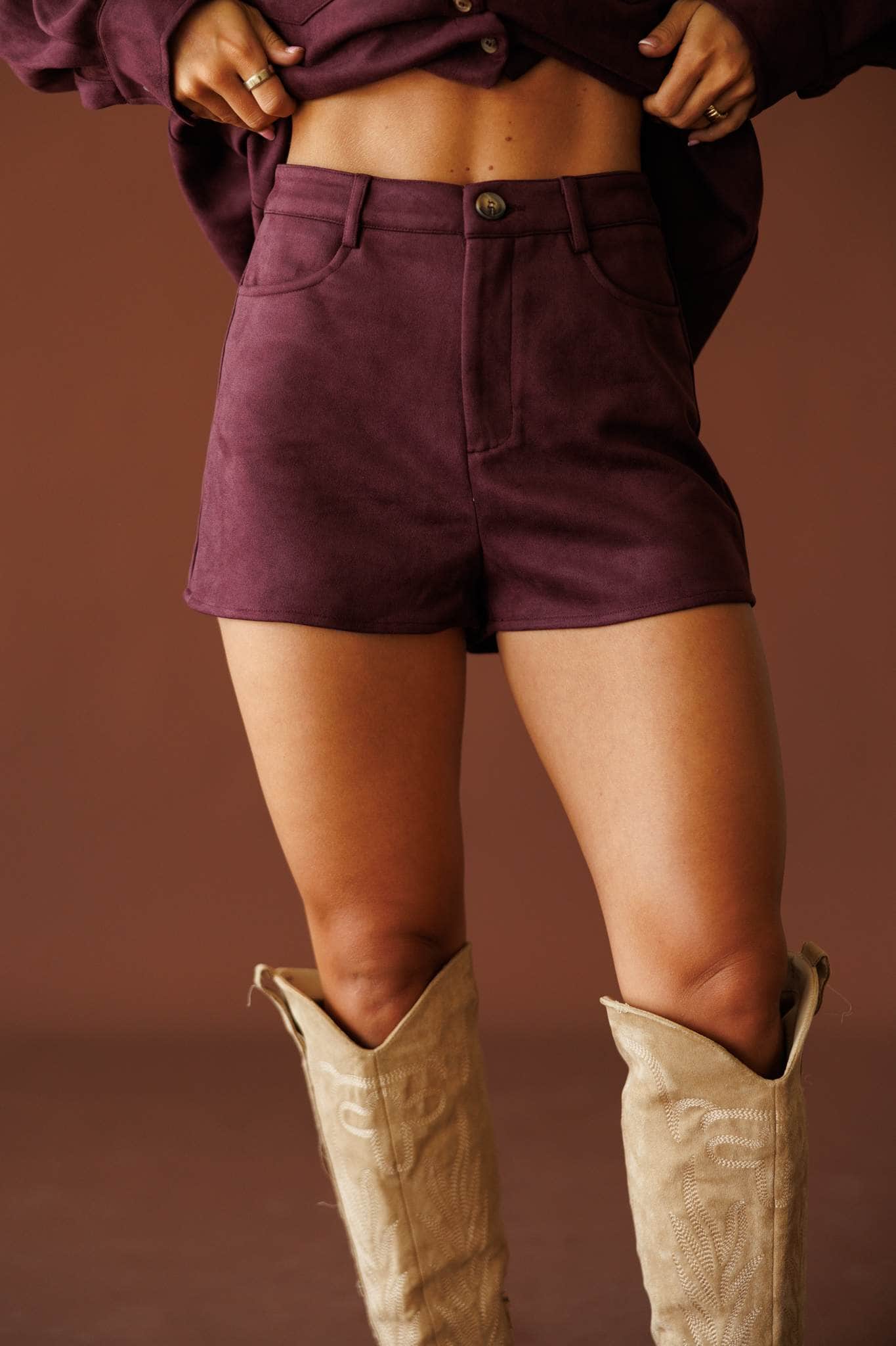 Favorite Season Suede Shorts