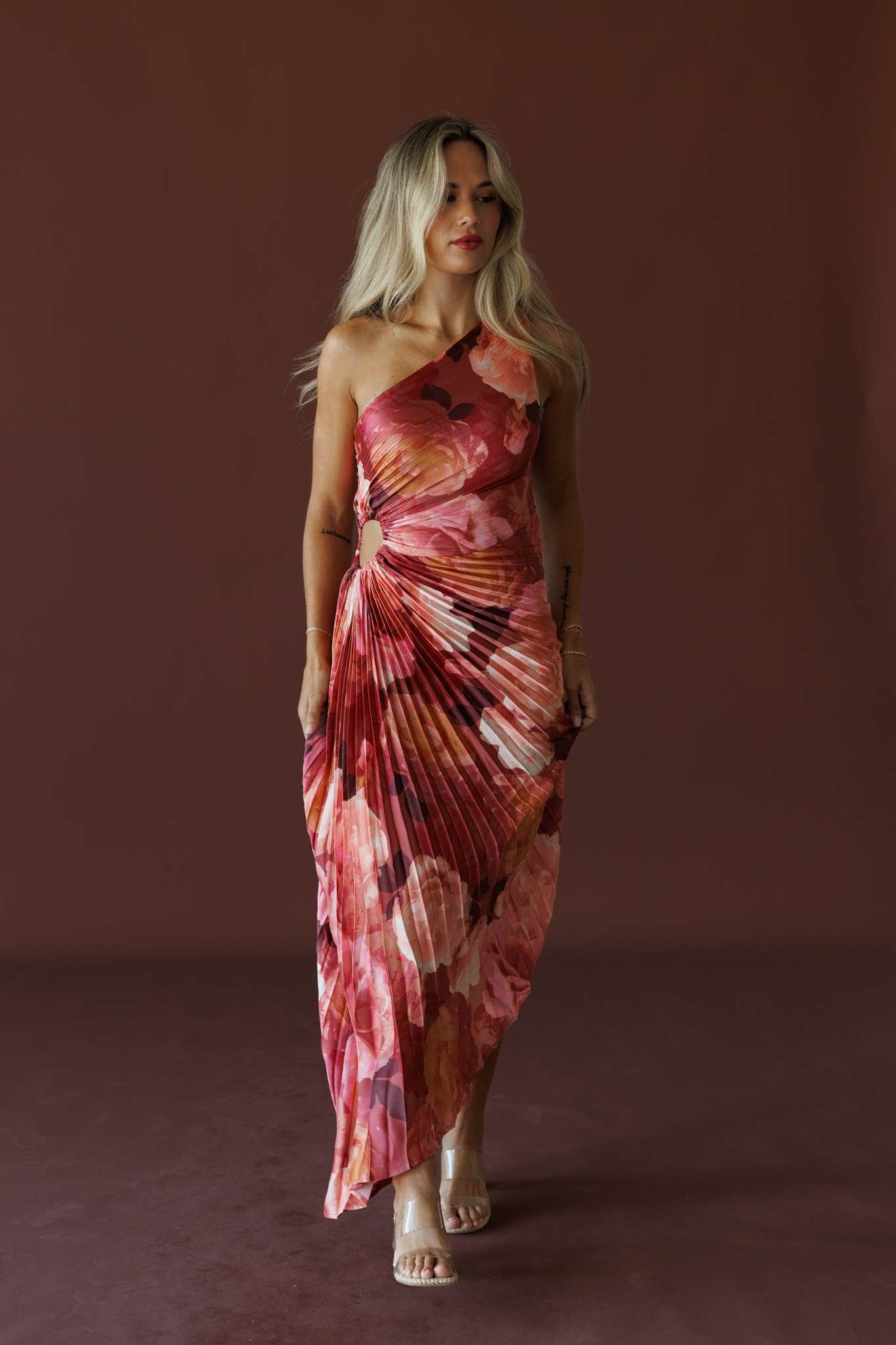 Petal Effect Maxi Dress