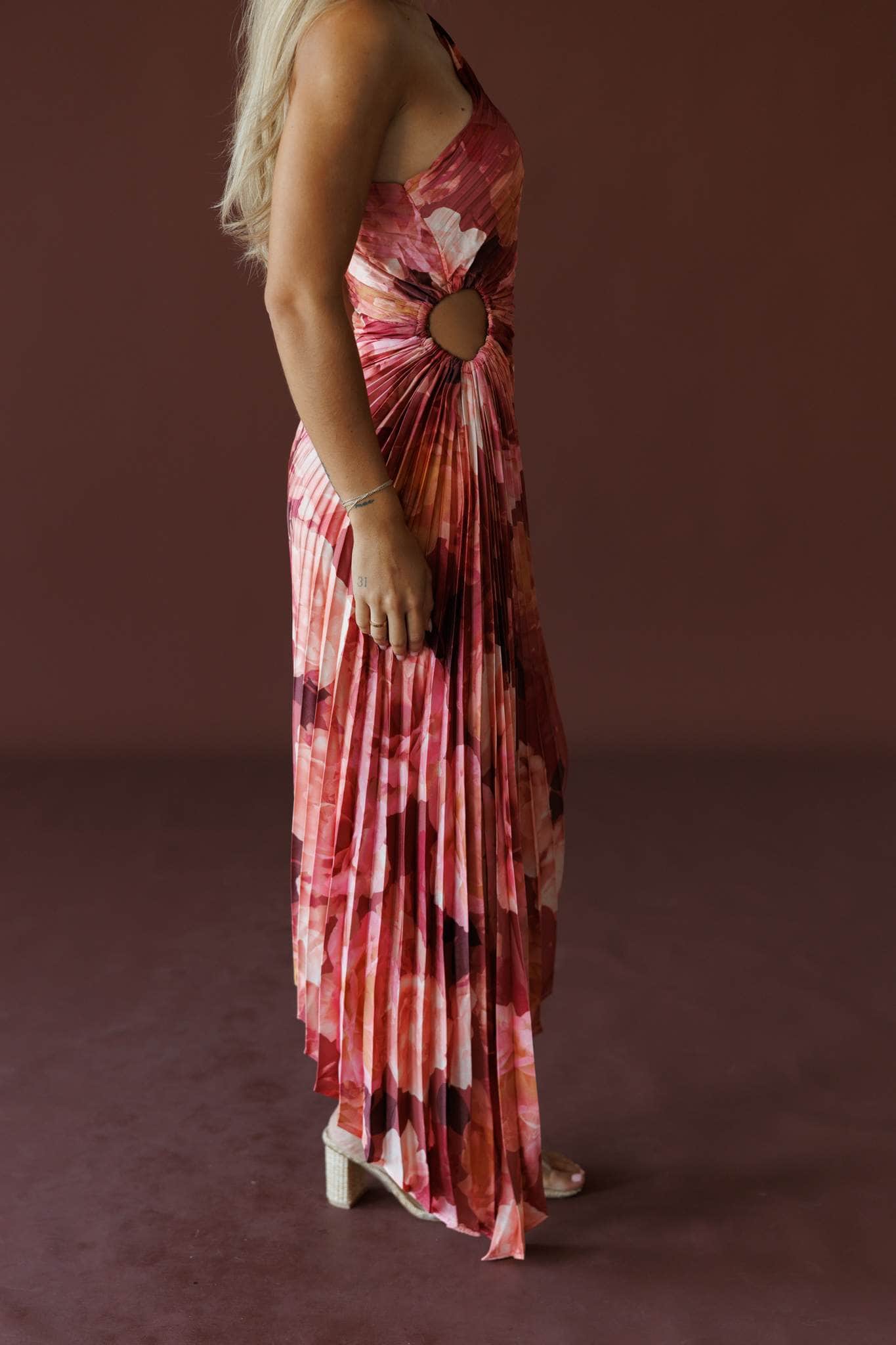 Petal Effect Maxi Dress