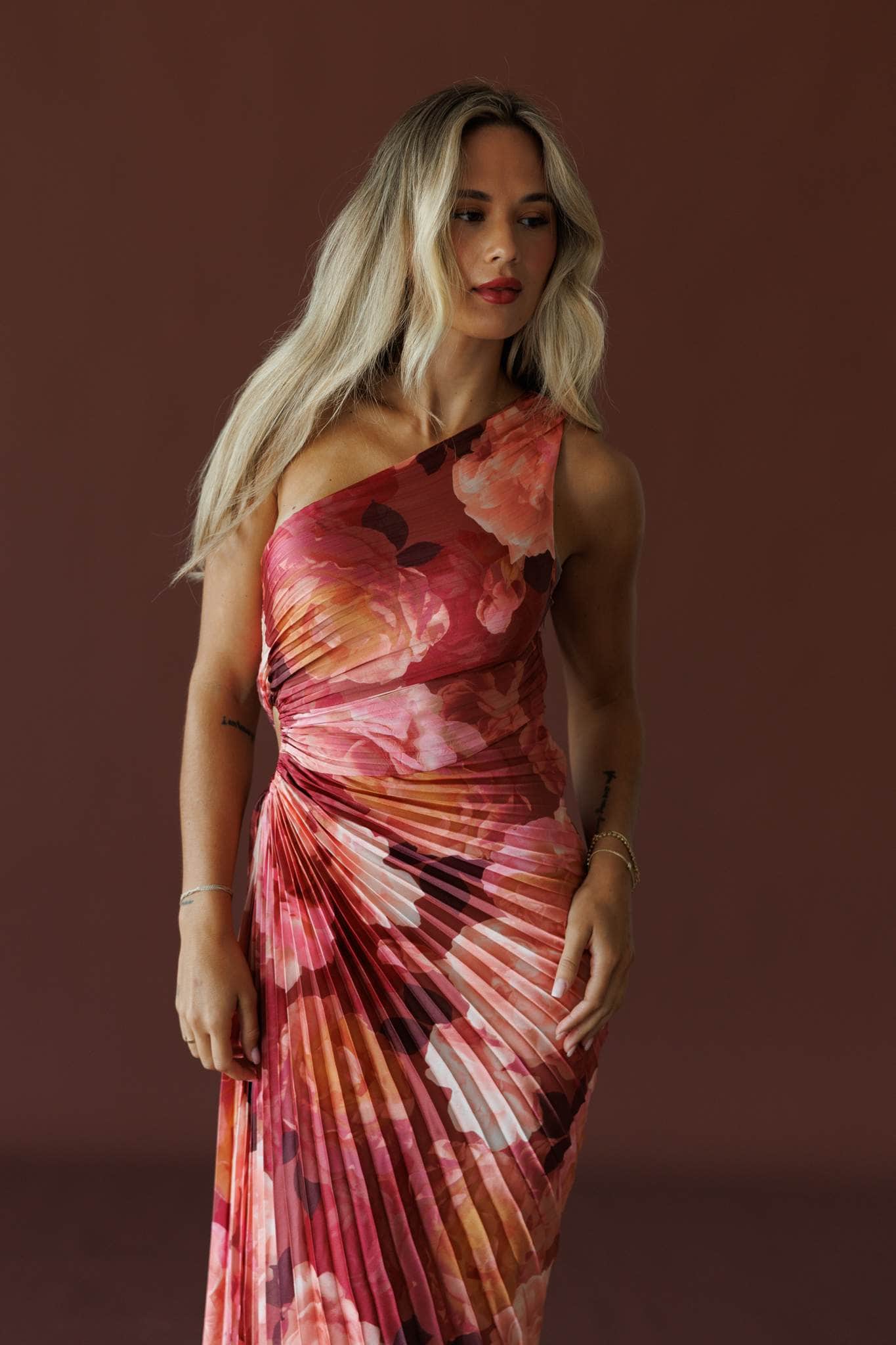 Petal Effect Maxi Dress
