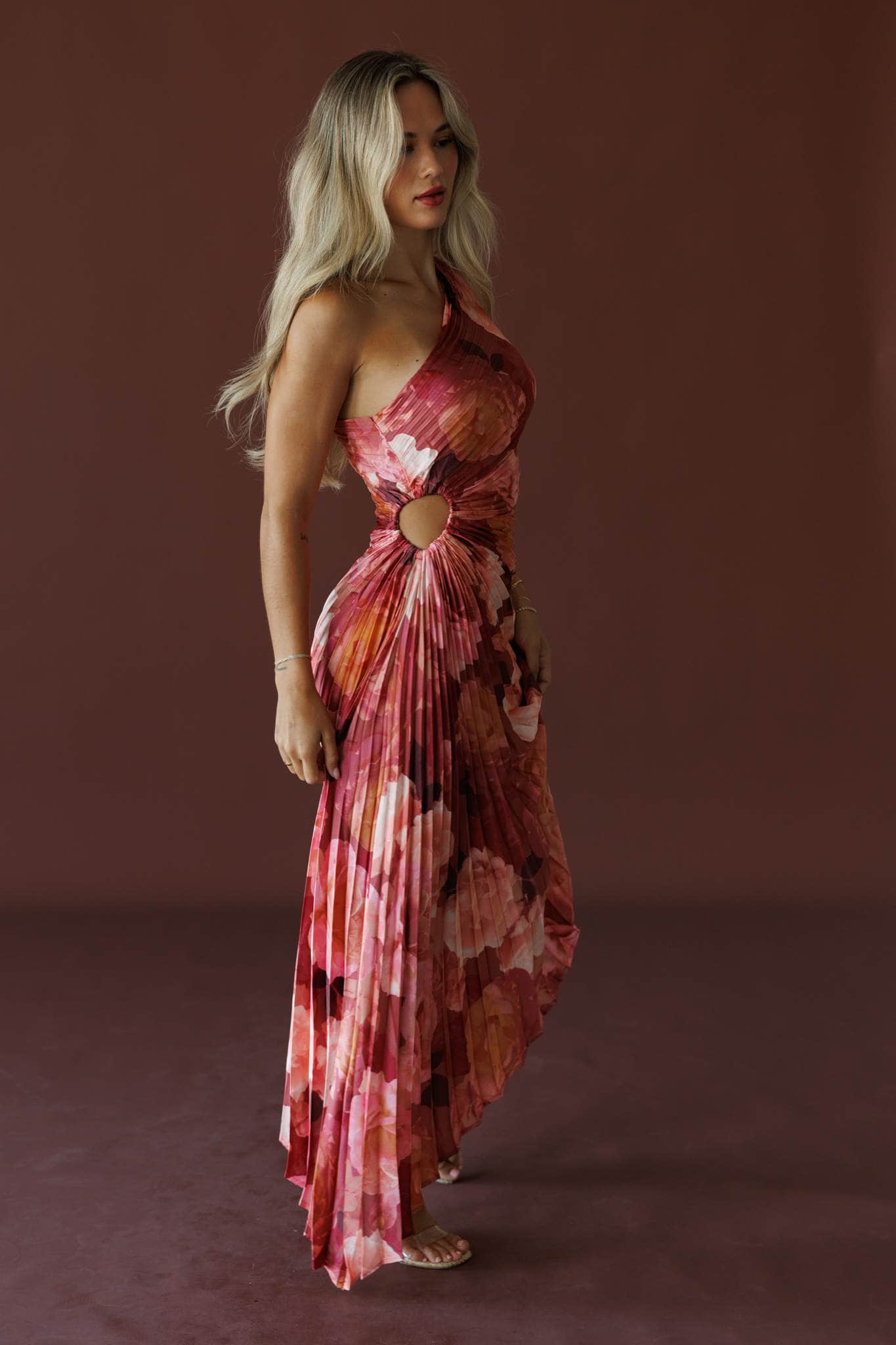 Petal Effect Maxi Dress