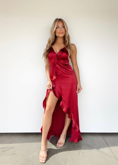 Lane Maxi Dress - Red