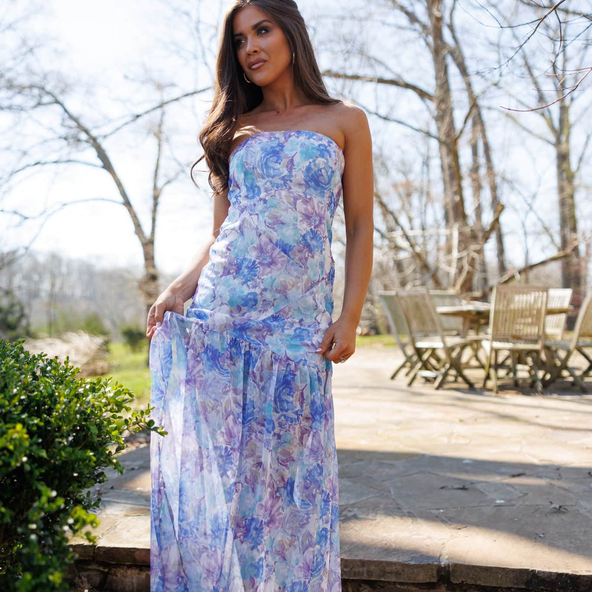 lanthea maxi dress Anthea Belted Maxi Dress