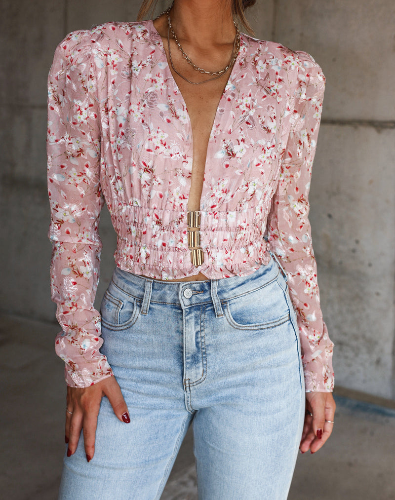 First Date Floral Top Fore Collection