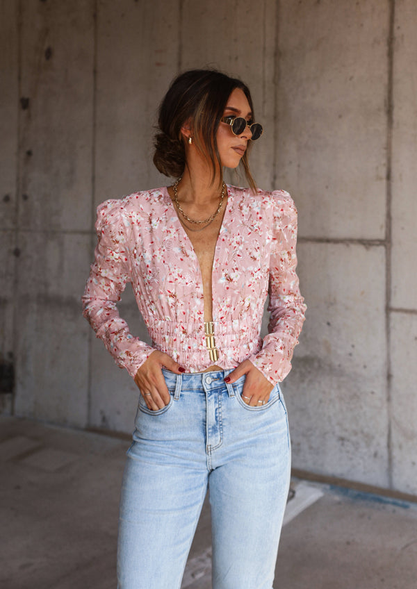 First Date Floral Top Fore Collection