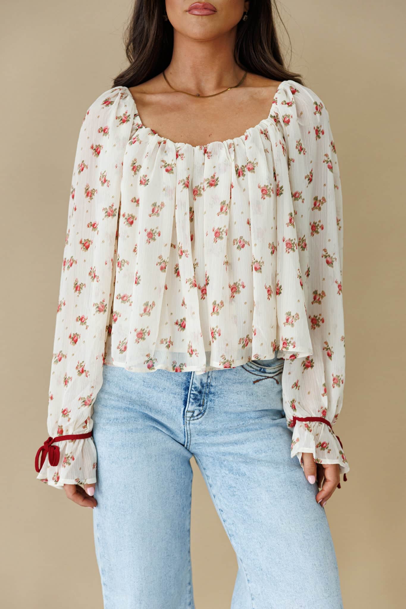 Floral Affair Chiffon Top