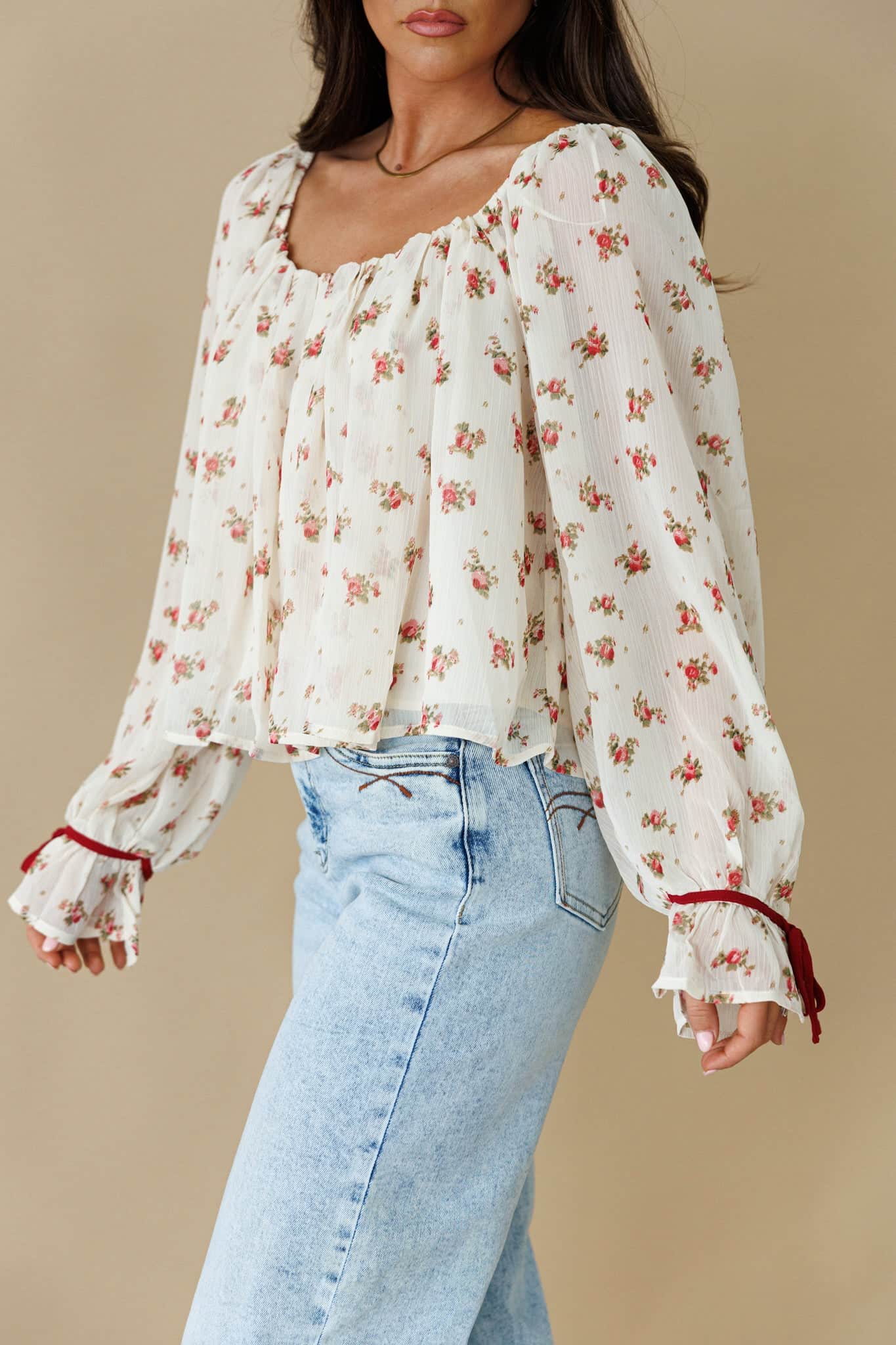 Floral Affair Chiffon Top