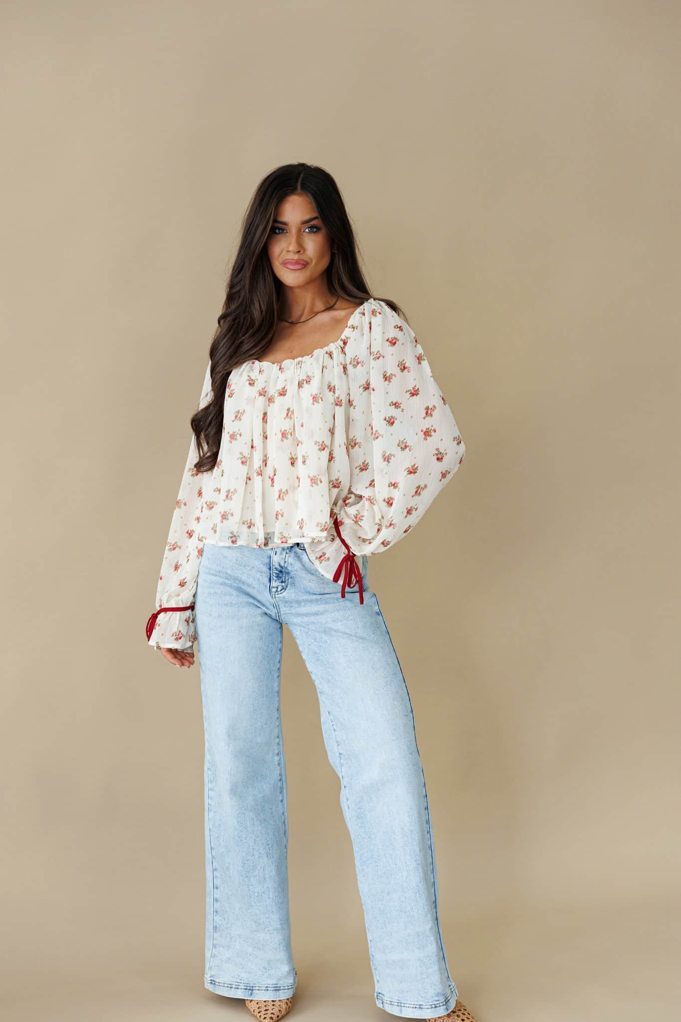 Floral Affair Chiffon Top