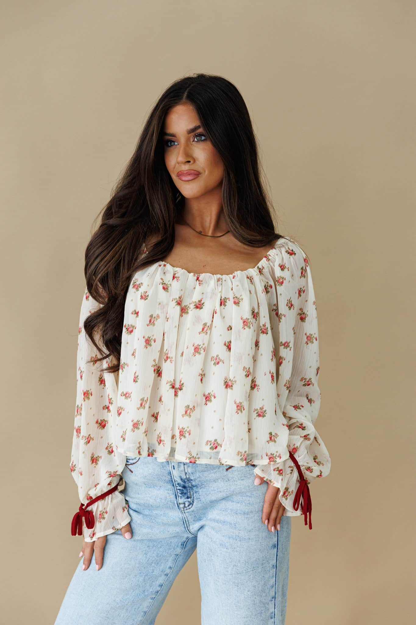 Floral Affair Chiffon Top