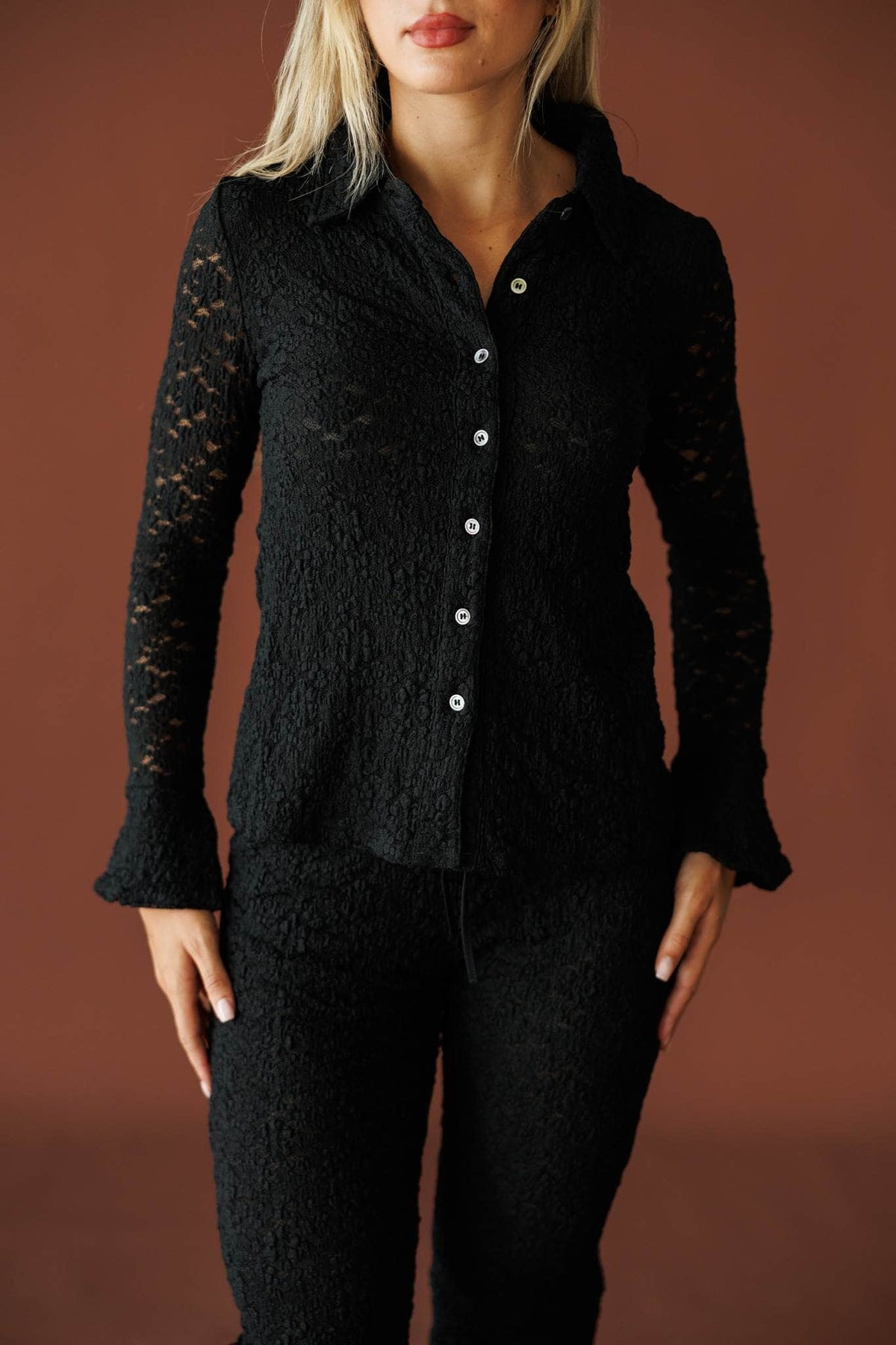 Floral Lace Long Sleeve Top