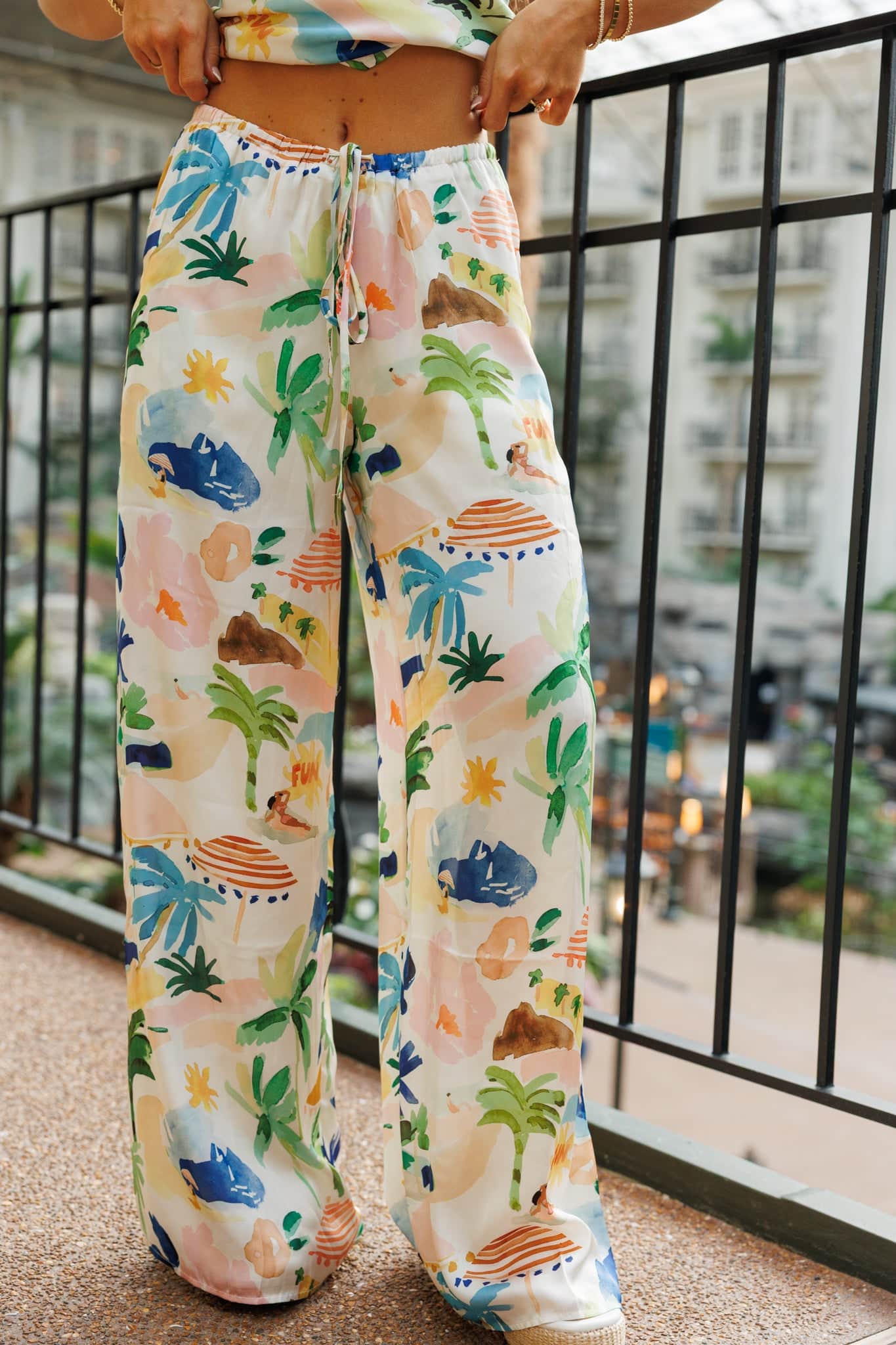 Postcard From Paradise Pants