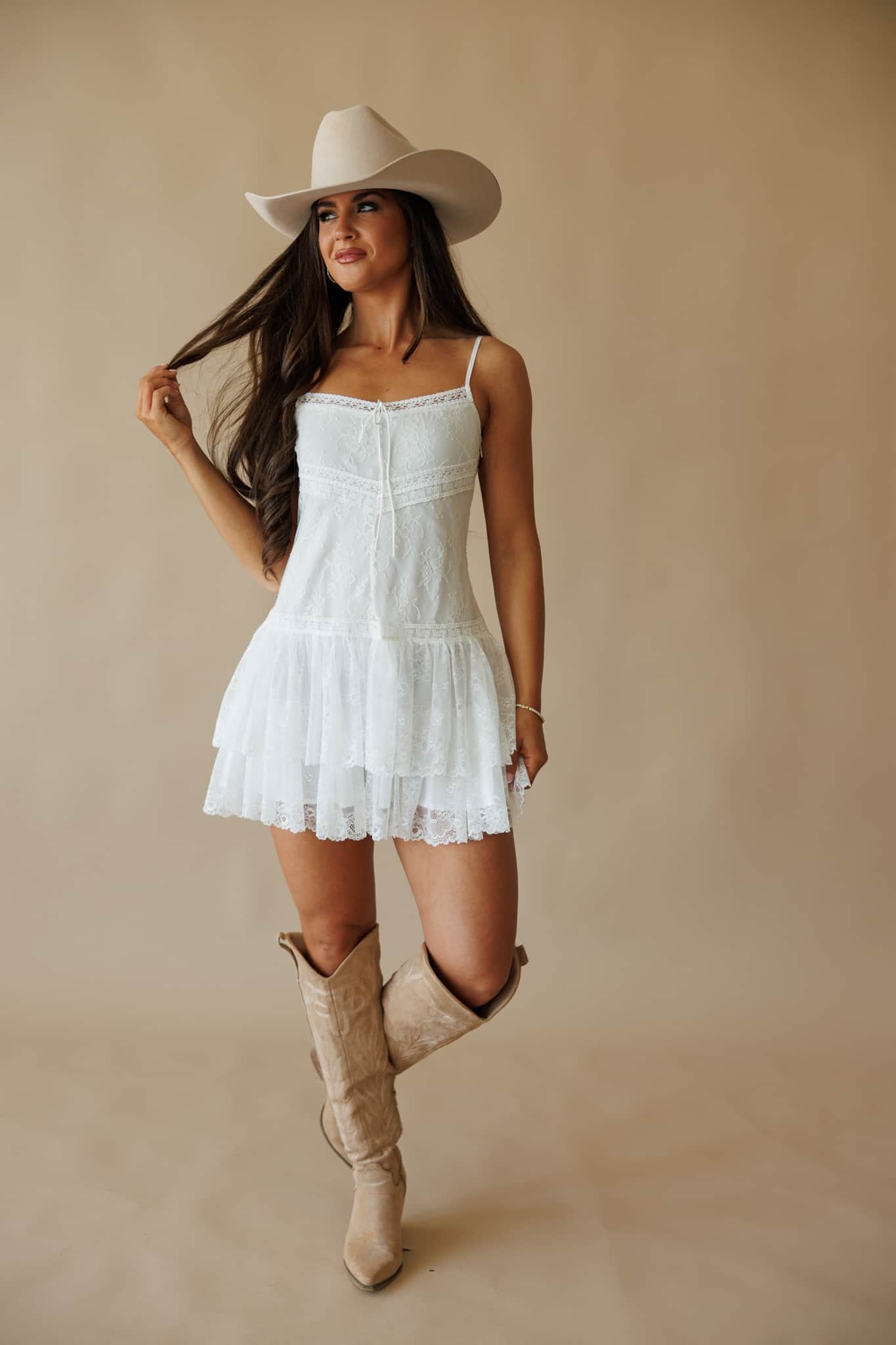 Unwritten Lace Romper