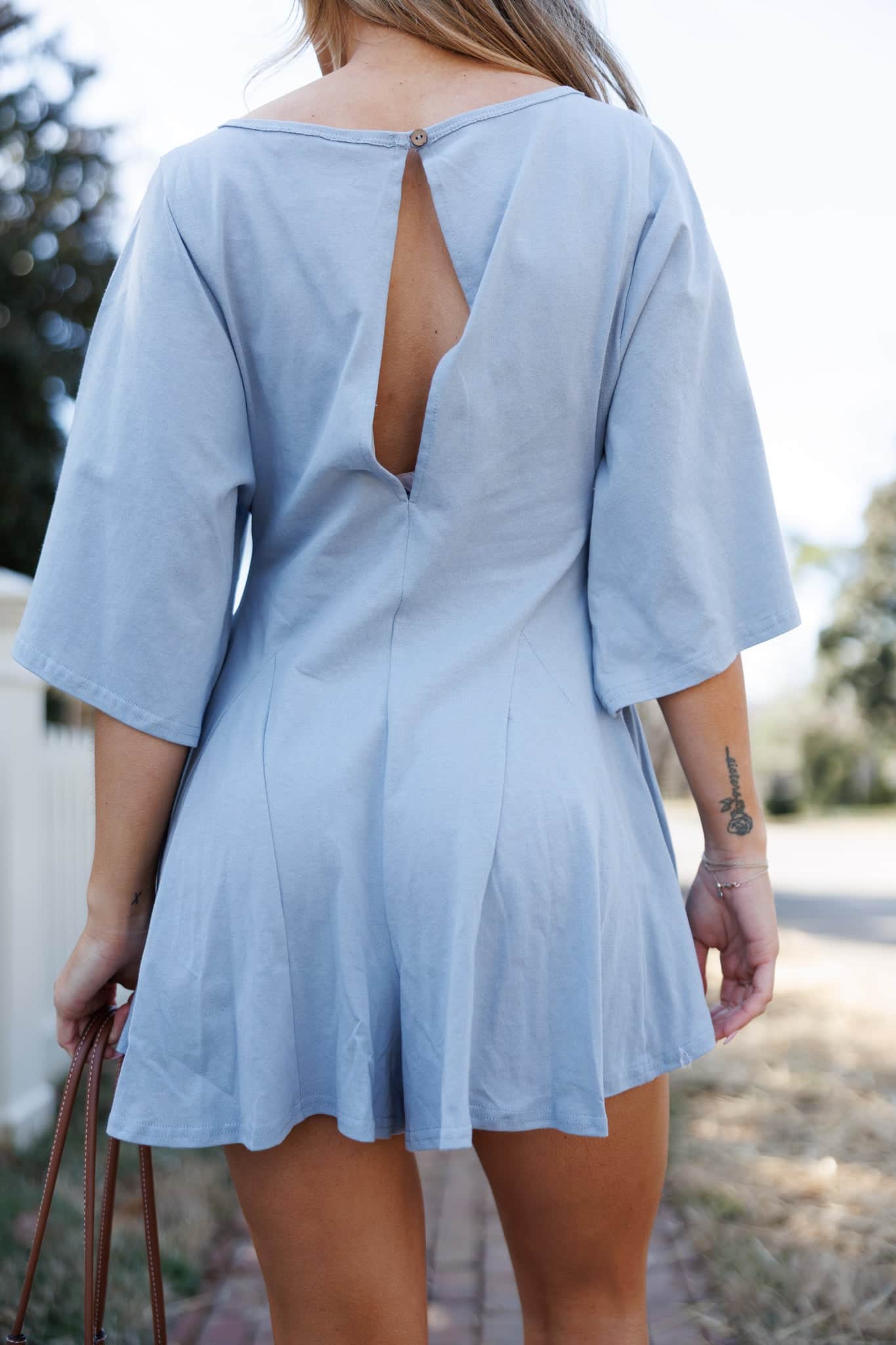 Front Pocket Romper | Cotton Rompers for Women | Lane 201