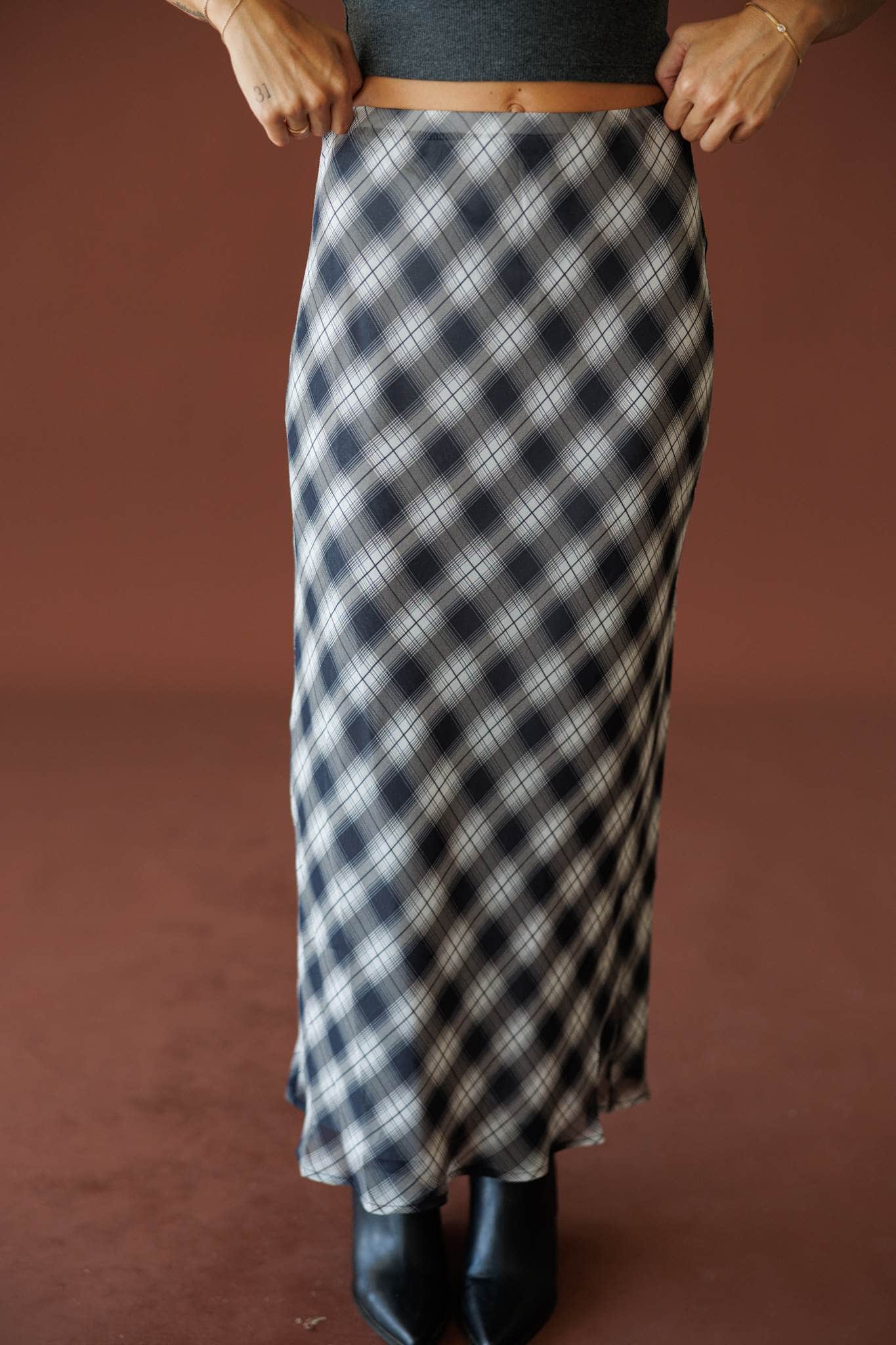 Autumn Agenda Plaid Skirt