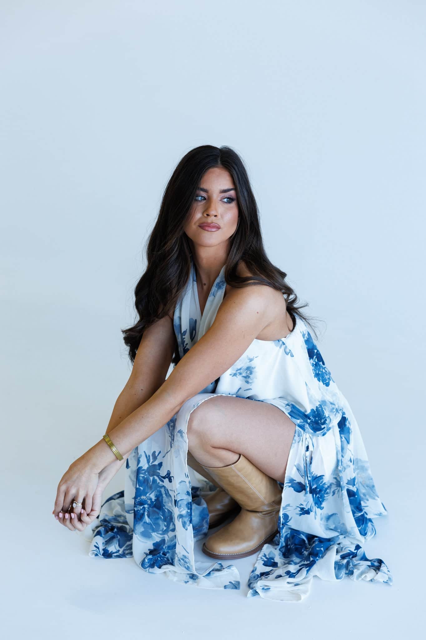 Brushstroke Blooms Skirt