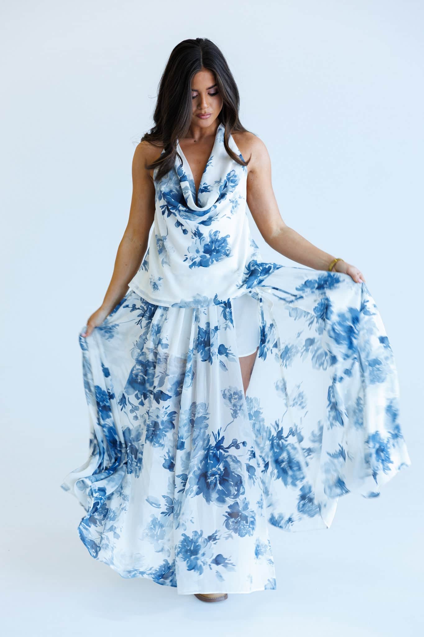 Brushstroke Blooms Skirt