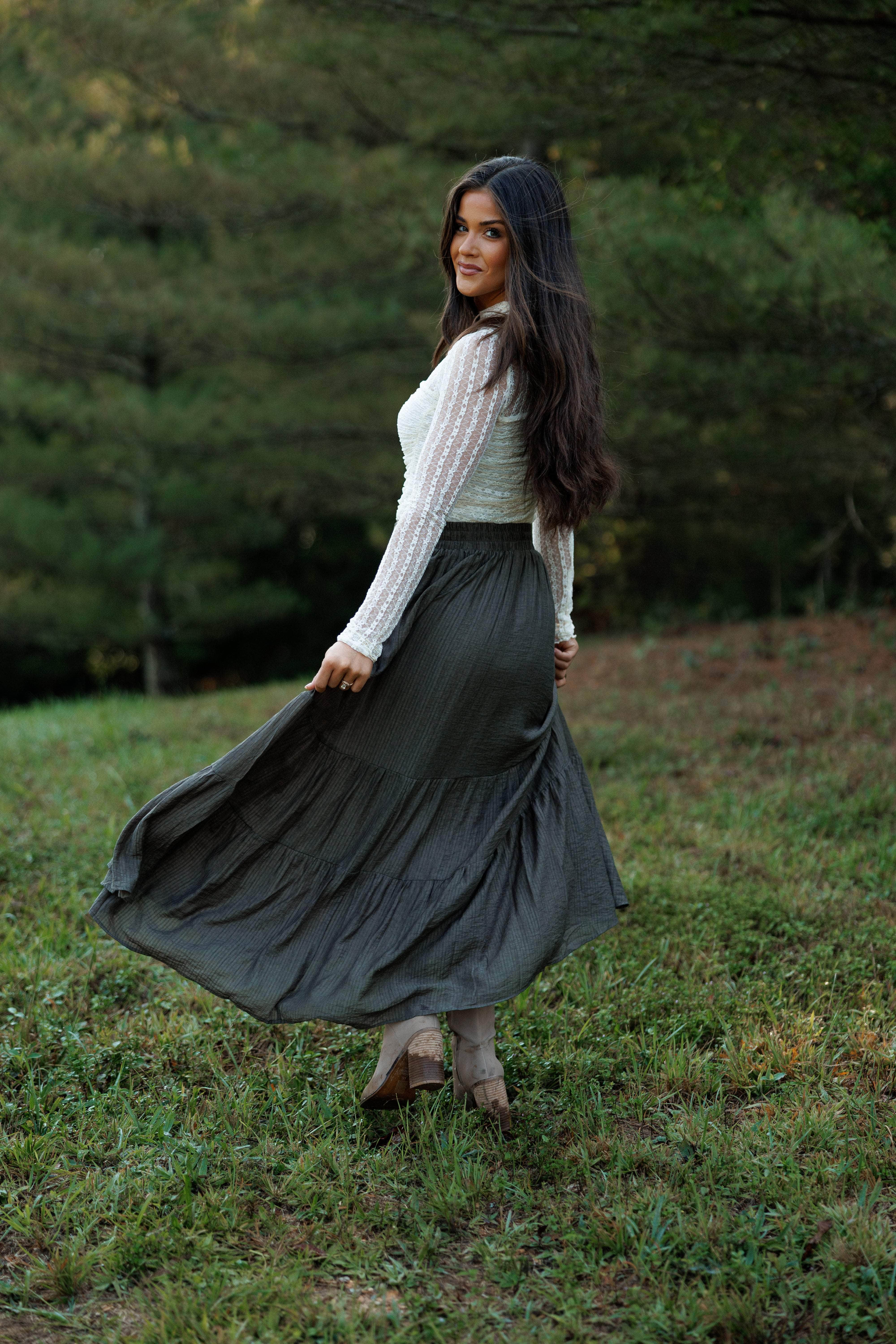 Falling Grace Maxi Skirt