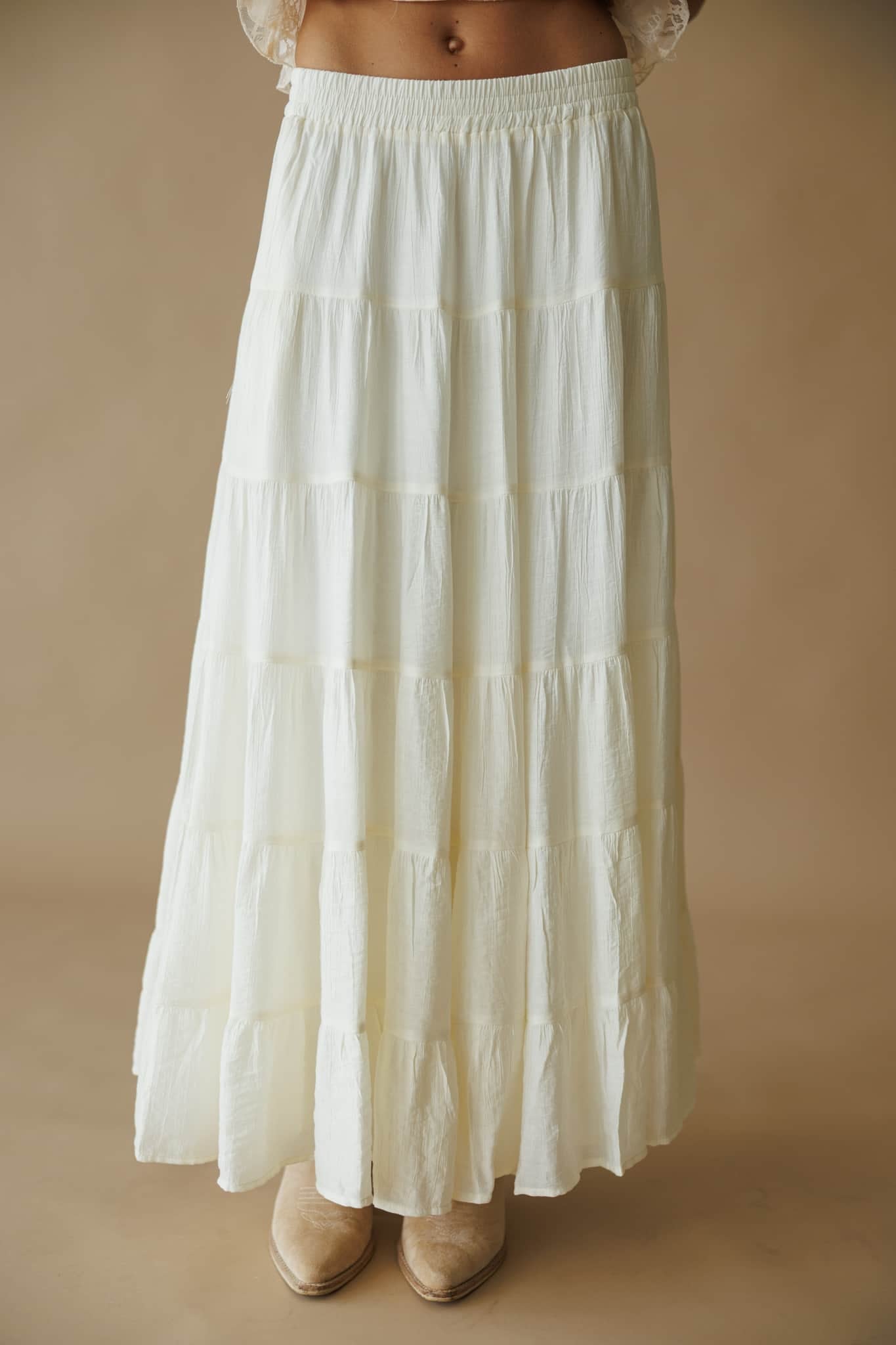 Sahara Tiered Maxi Skirt