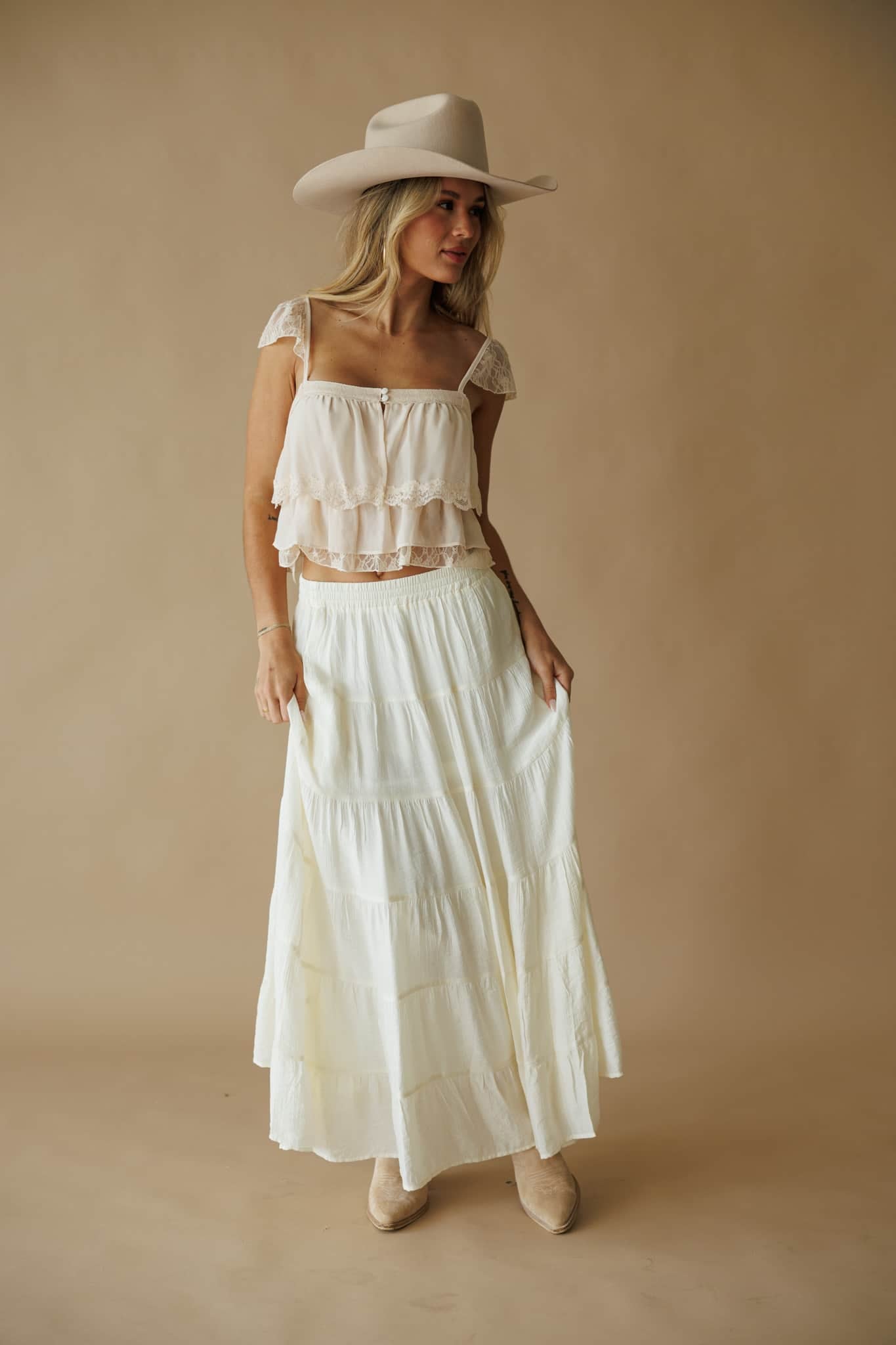 Sahara Tiered Maxi Skirt