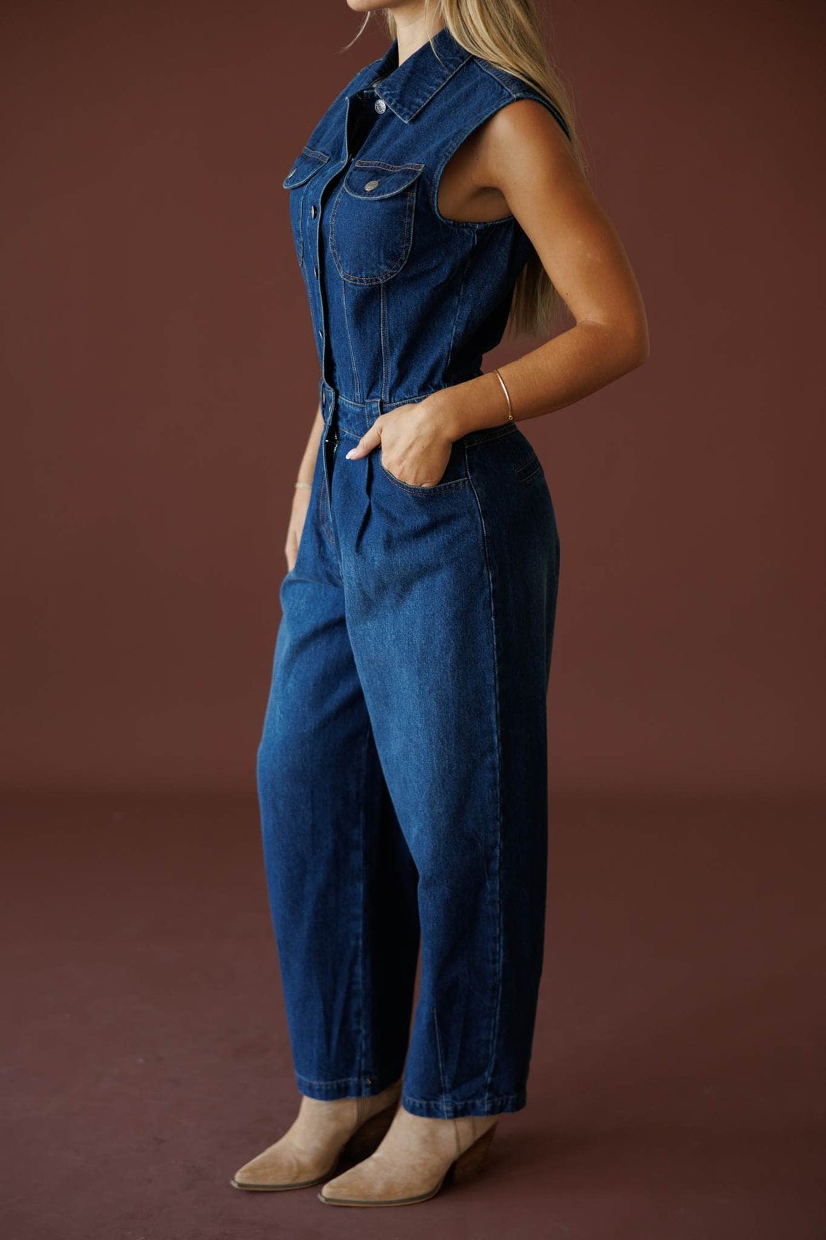 Garage Band Denim Jumpsuit