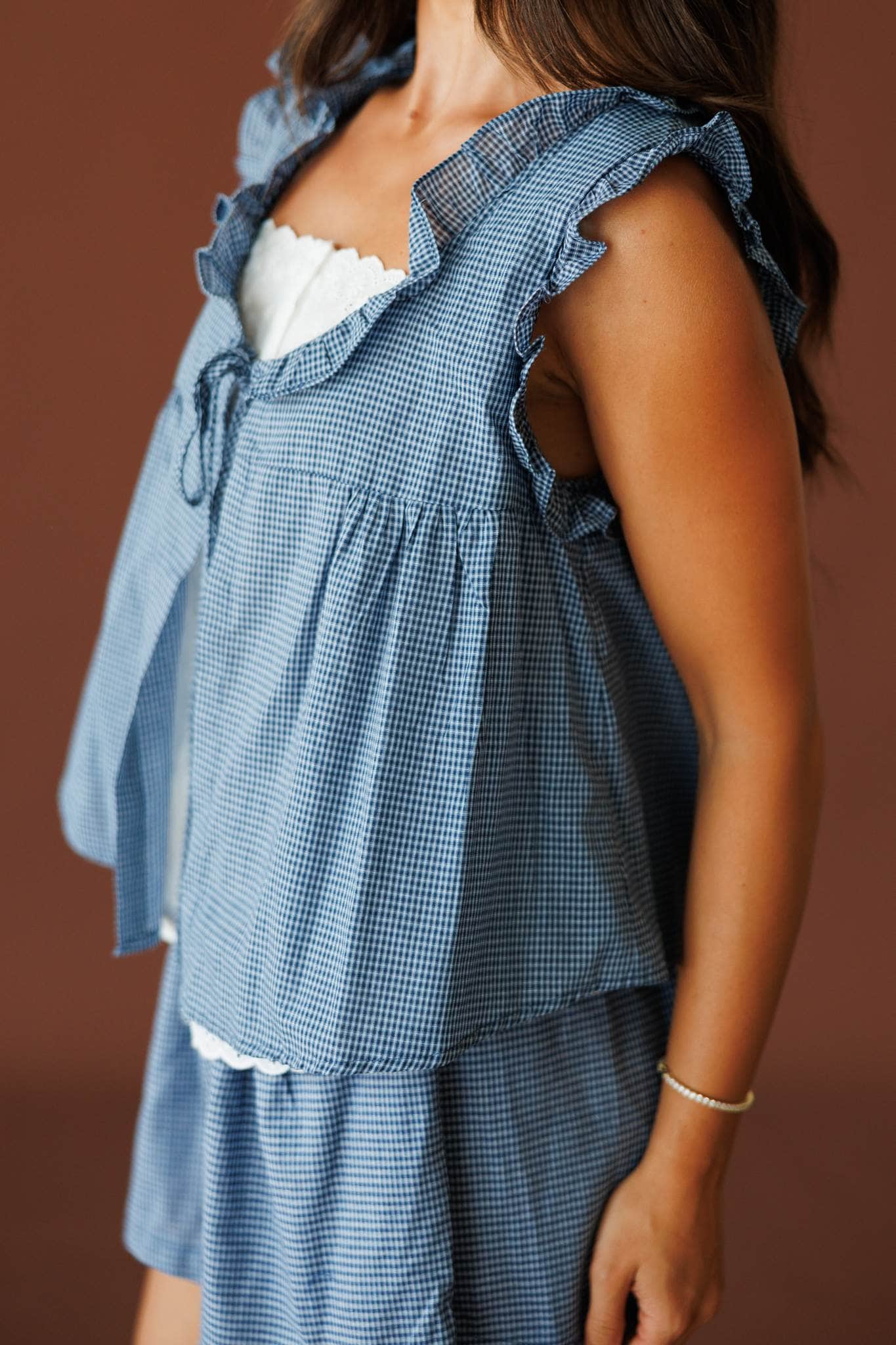 Girlhood Plaid Top