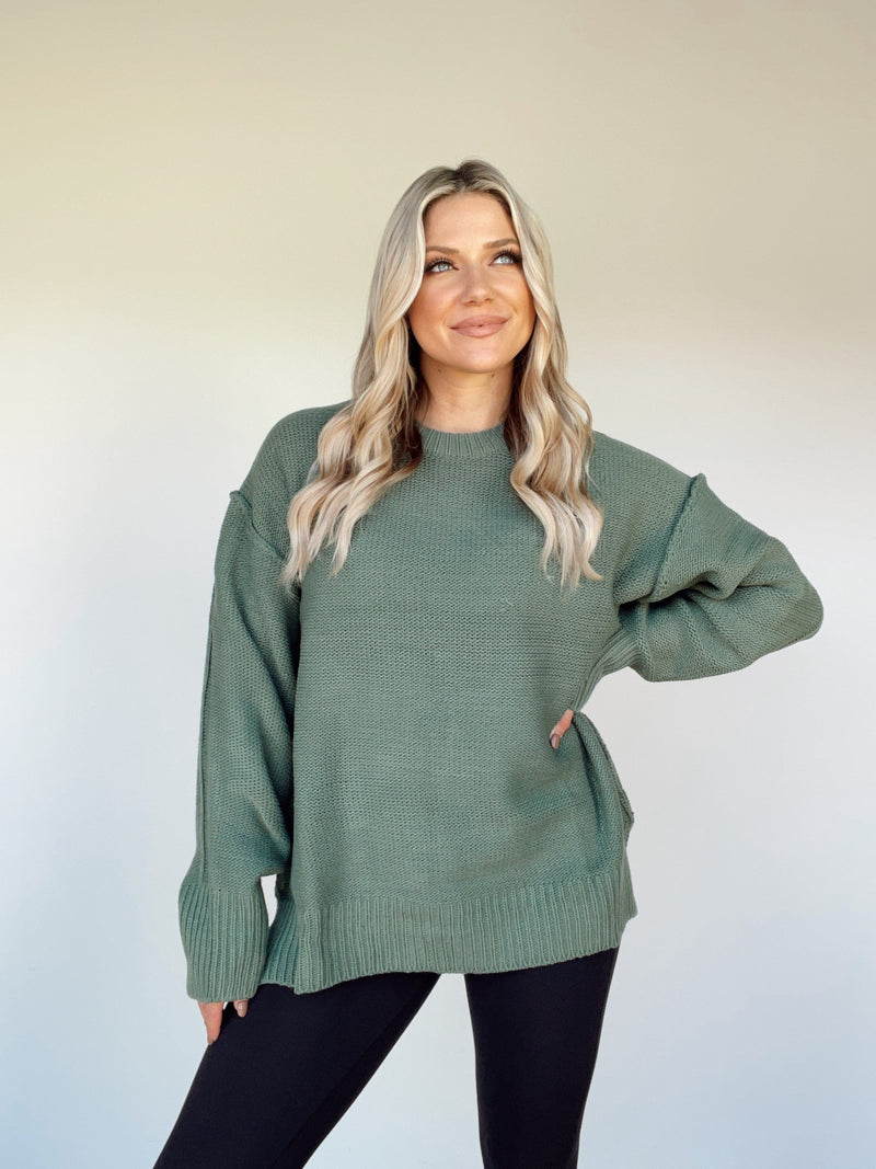 GTC0625-LA pine green sweater Promesa