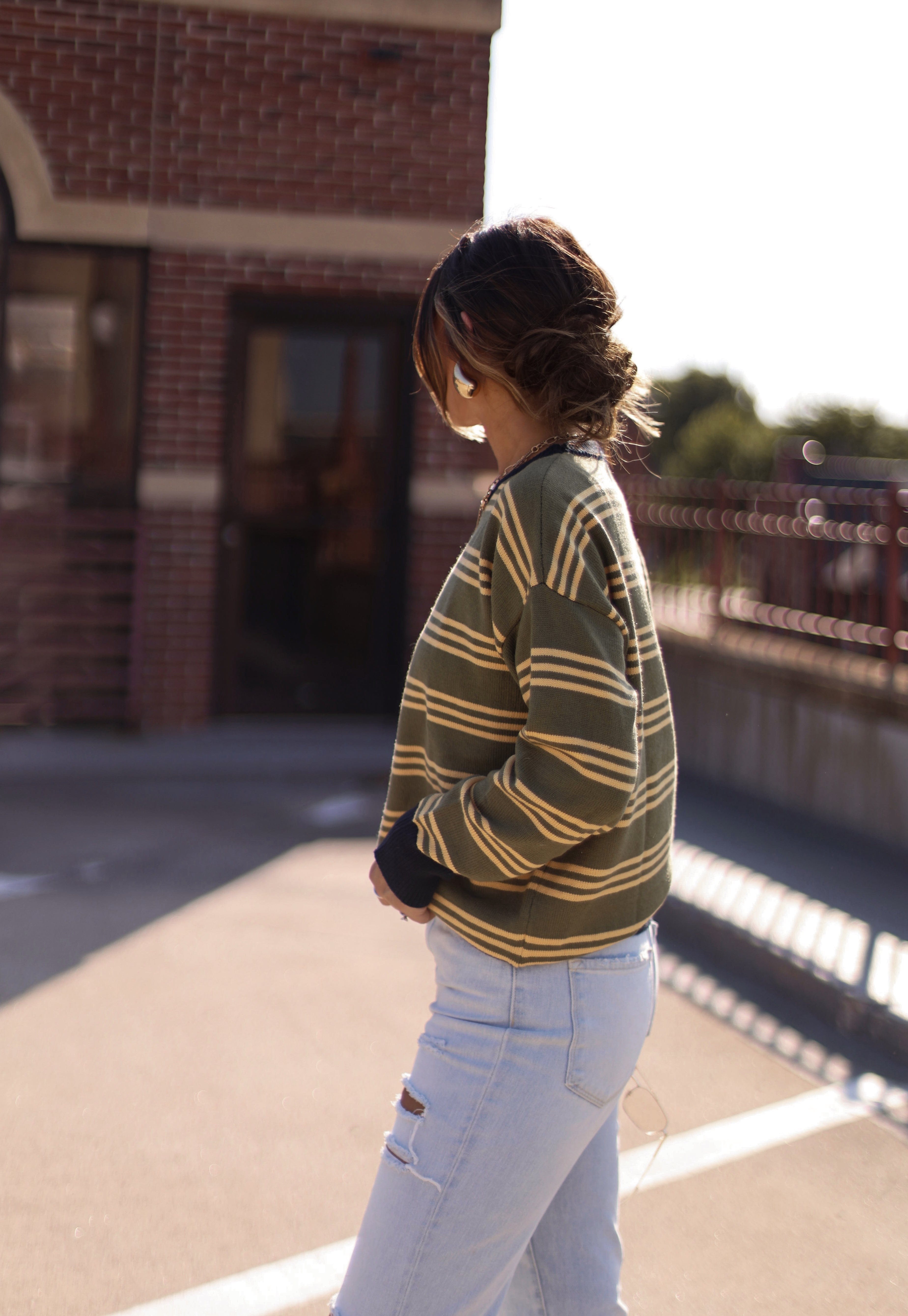 Harvest Stripes Sweater Le Lis