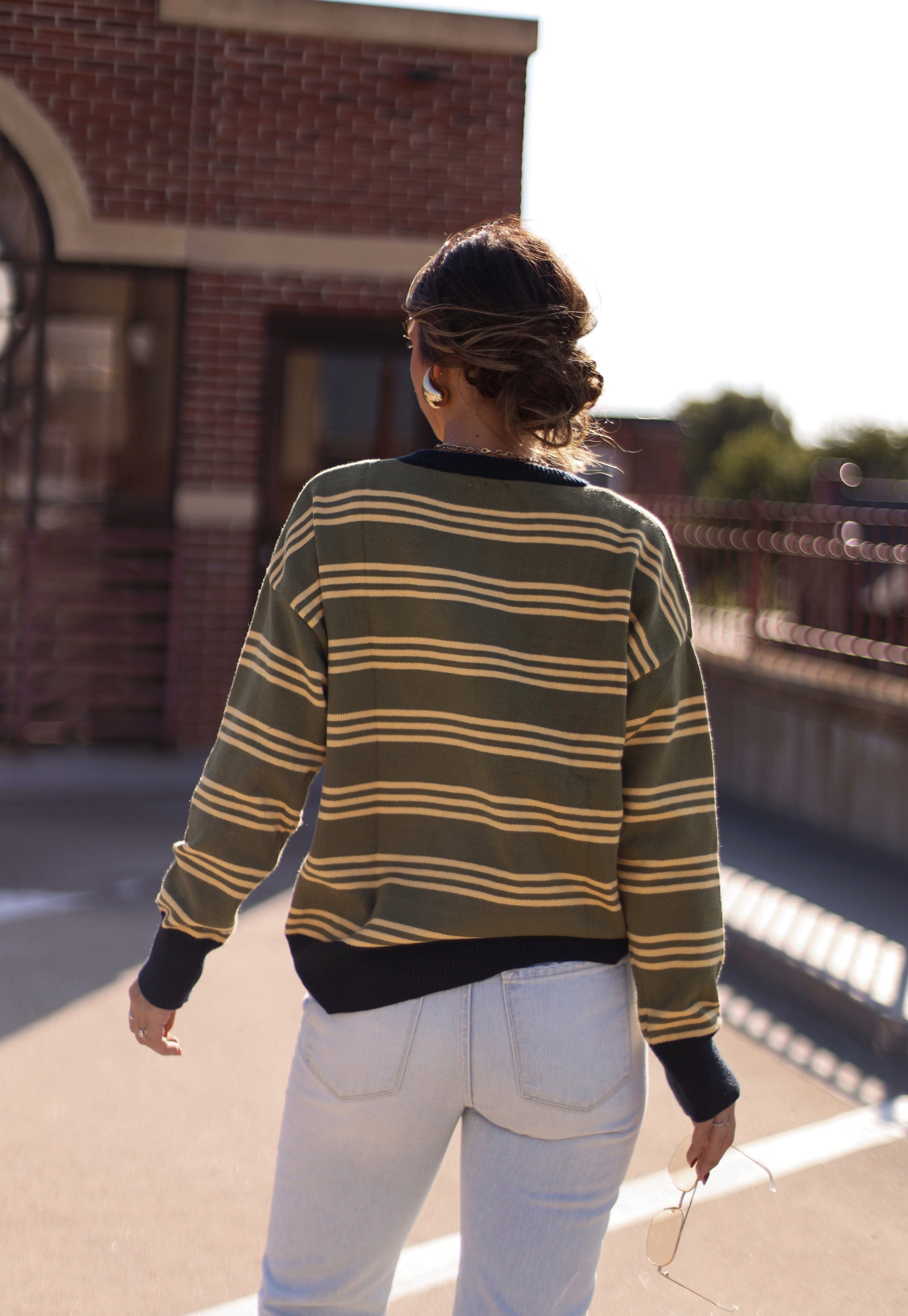 Harvest Stripes Sweater Le Lis