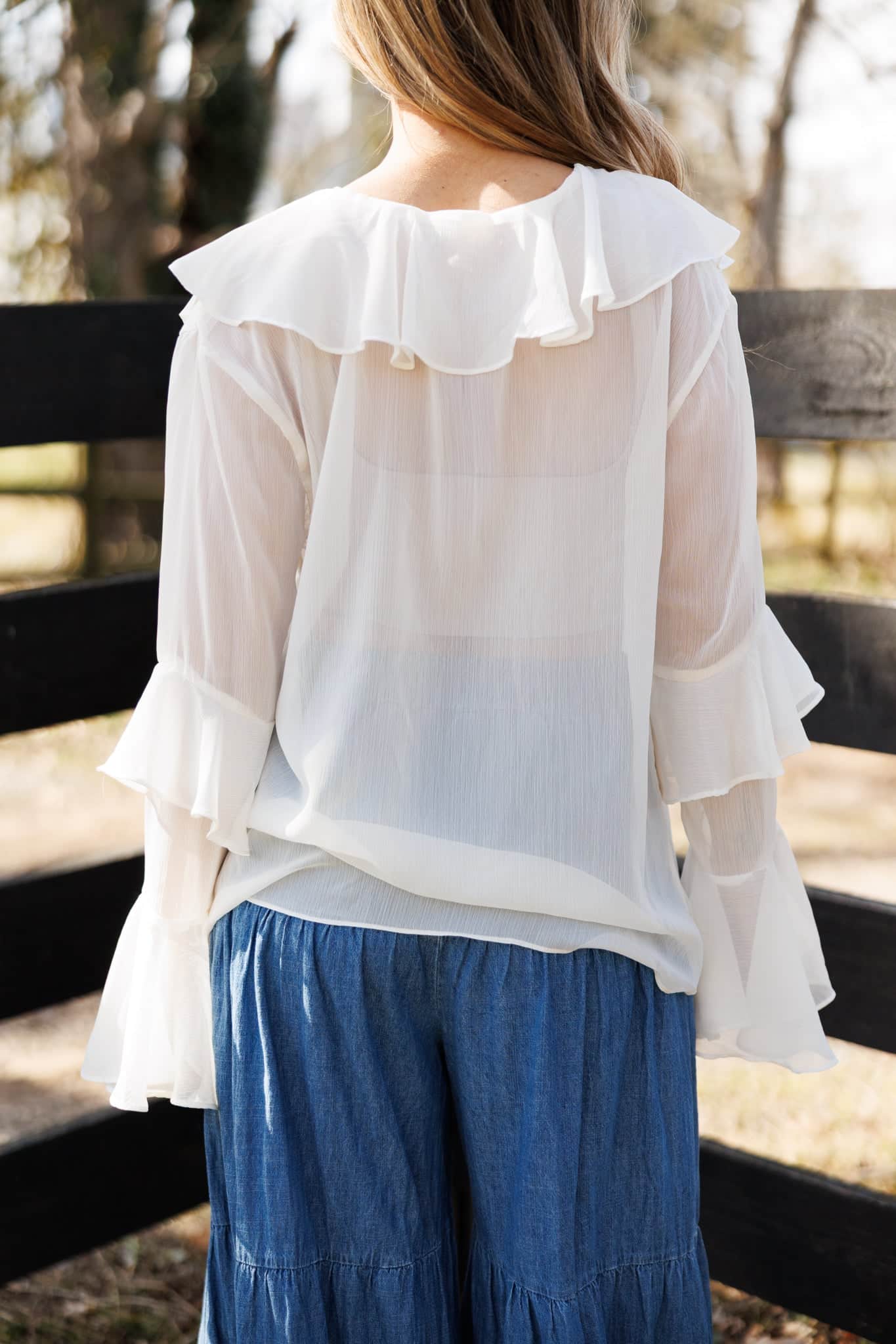 Heirloom Ruffle Blouse