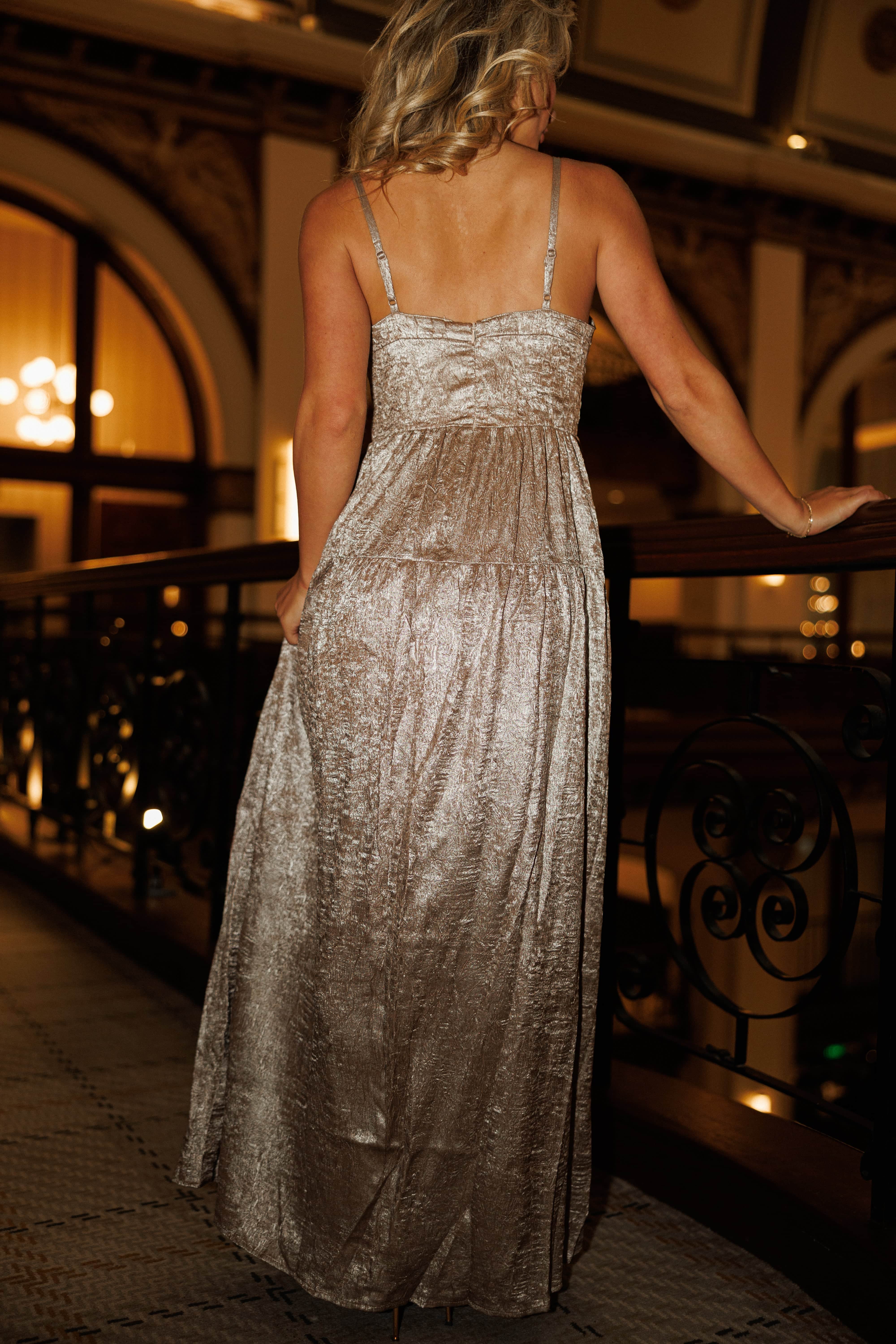 Holiday Enchantment Maxi Dress