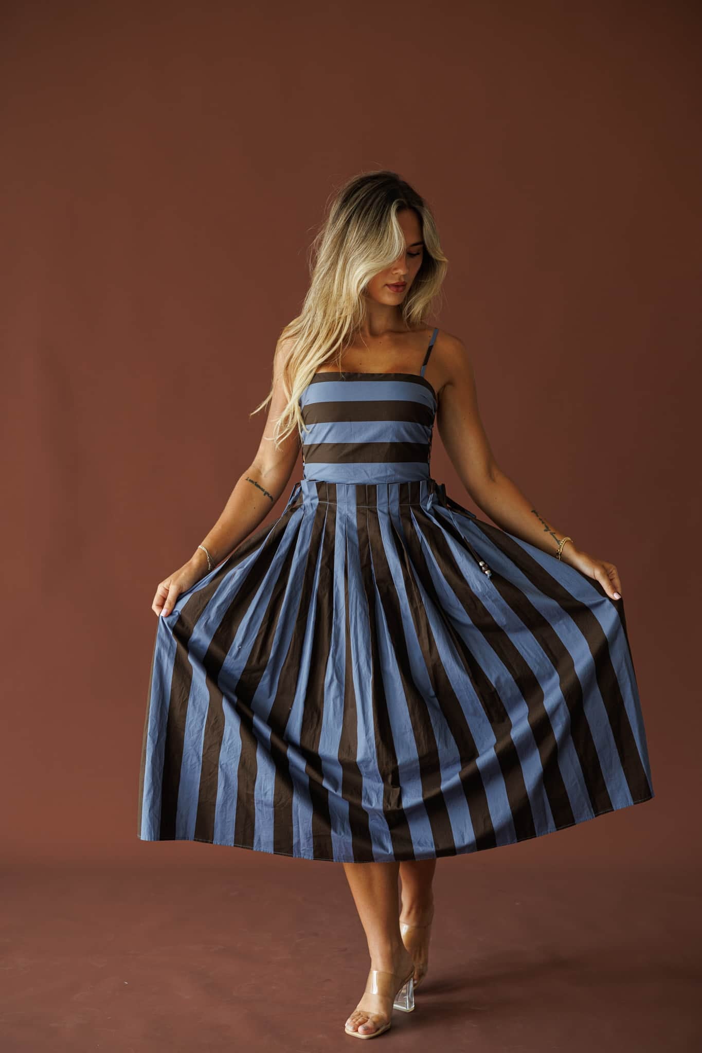 blue brown