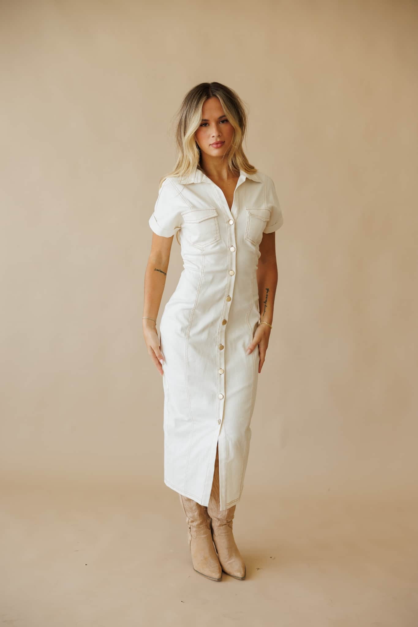 Austin Button Down Dress