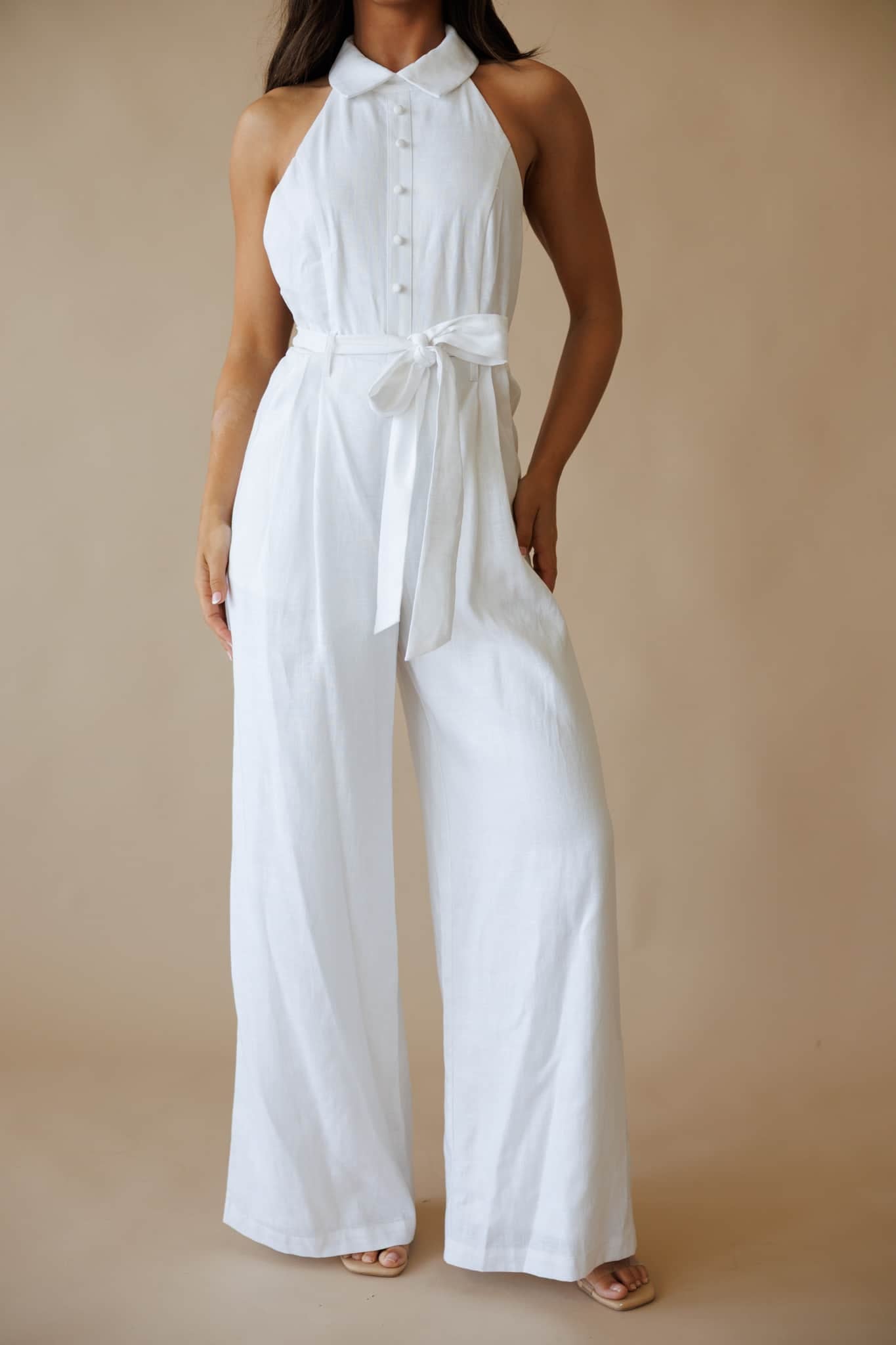 Vacay Vow Linen Jumpsuit