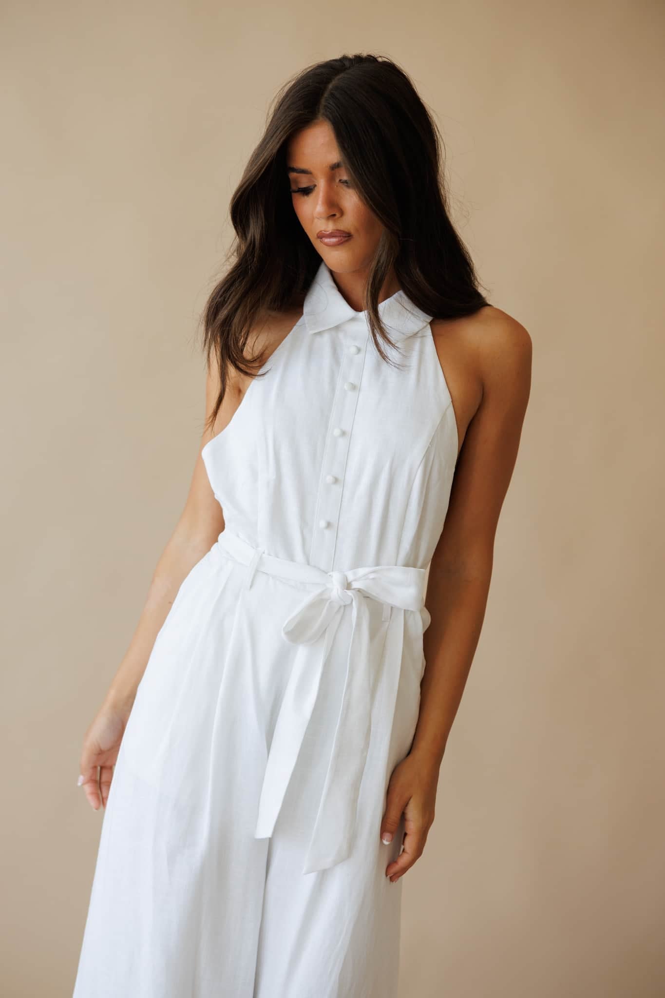 Vacay Vow Linen Jumpsuit
