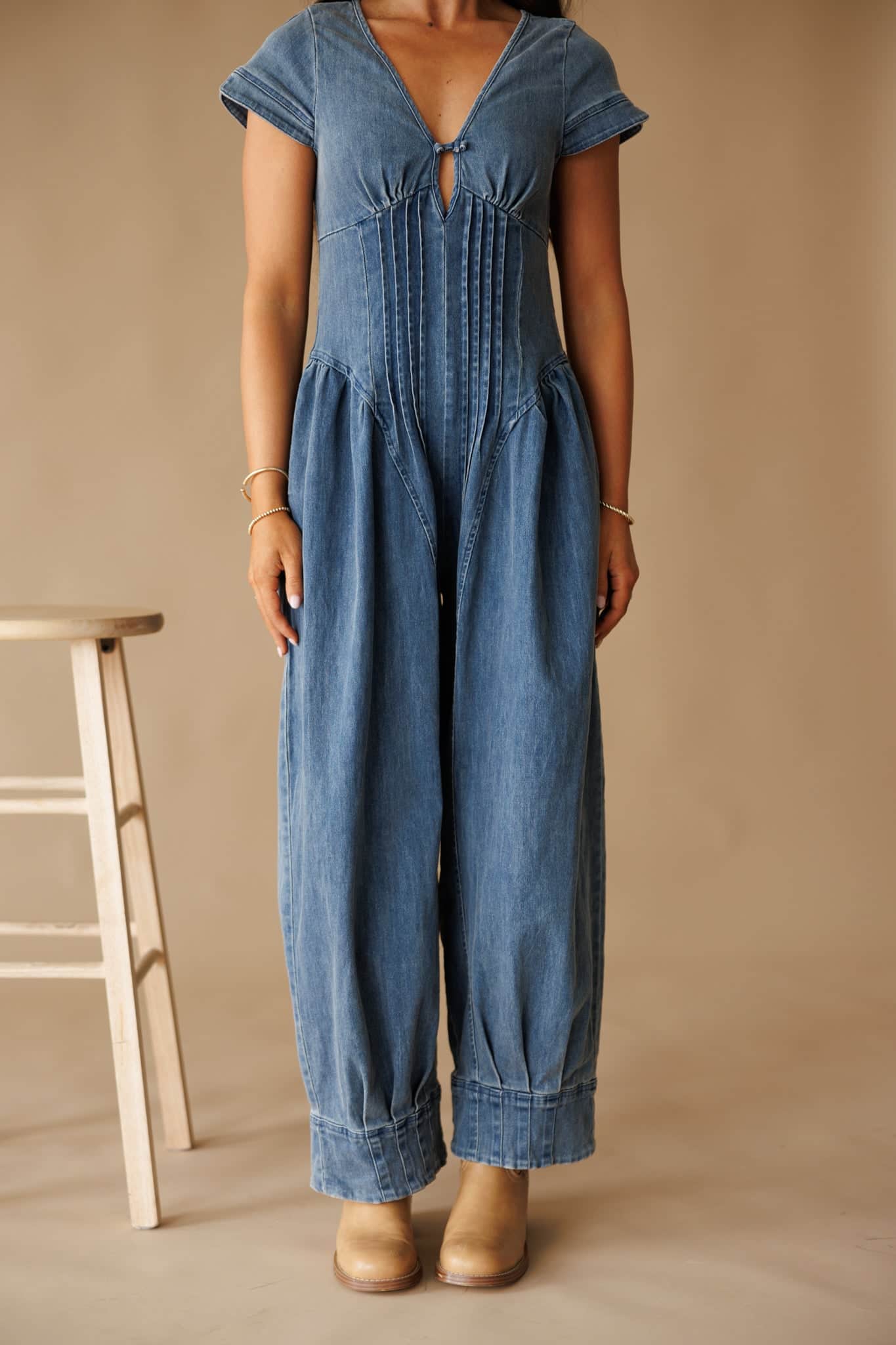 Stevie Denim Jumpsuit