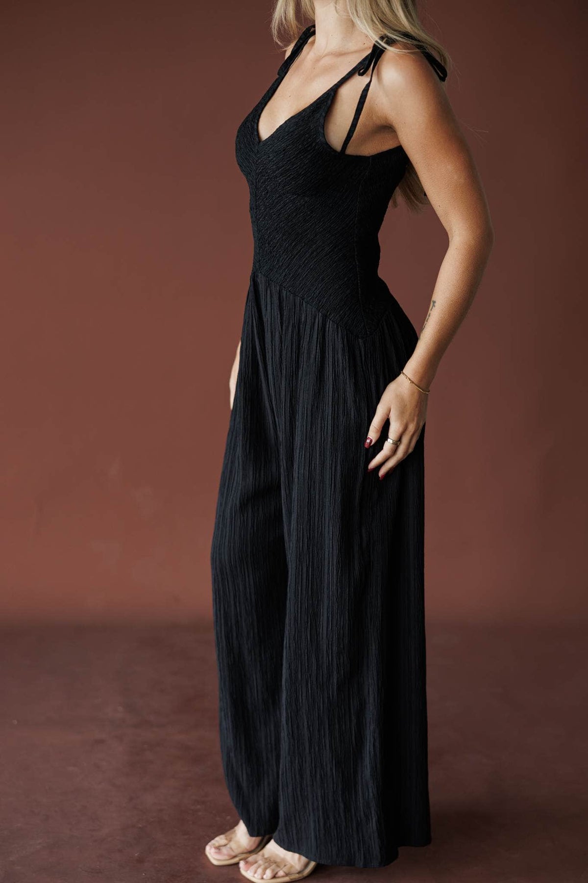 Black jumpsuit