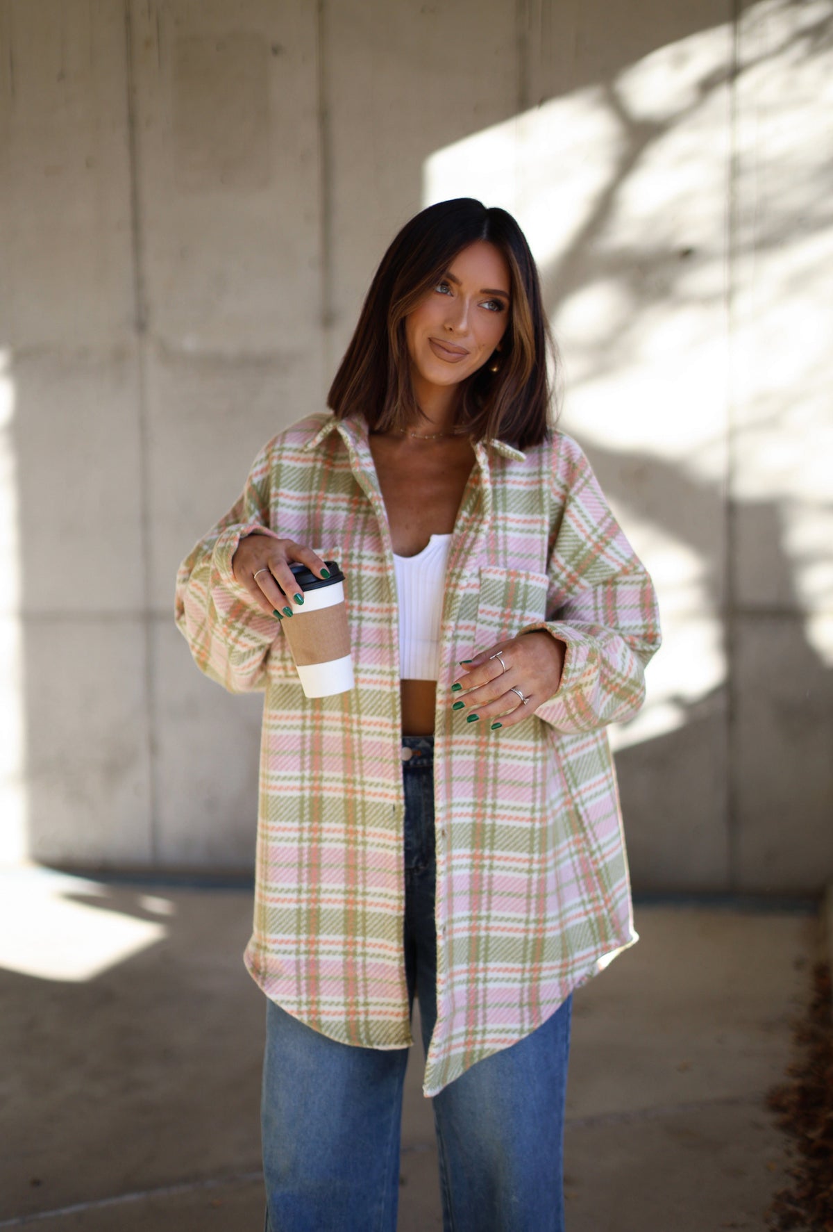 Cold Plaid Jacket