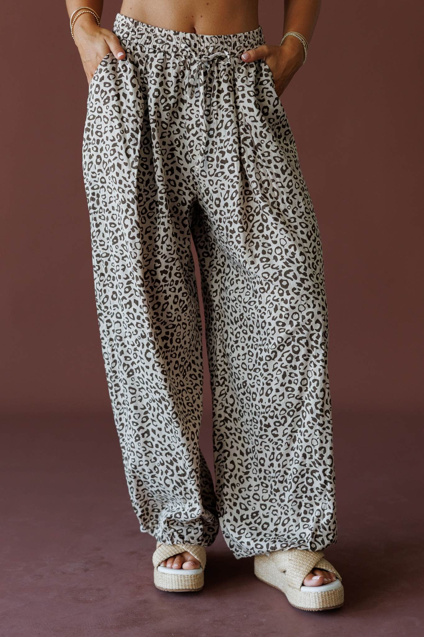 Leopard Balloon Pants