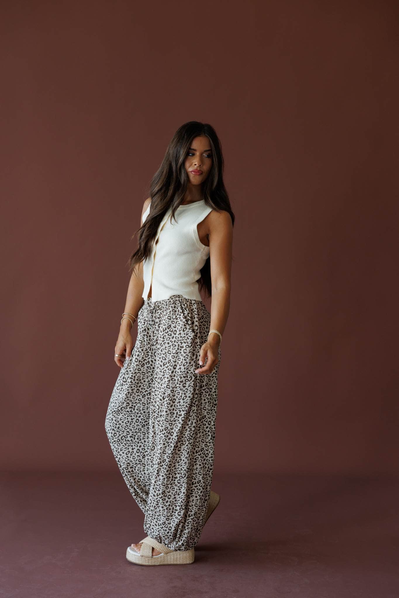Leopard Balloon Pants